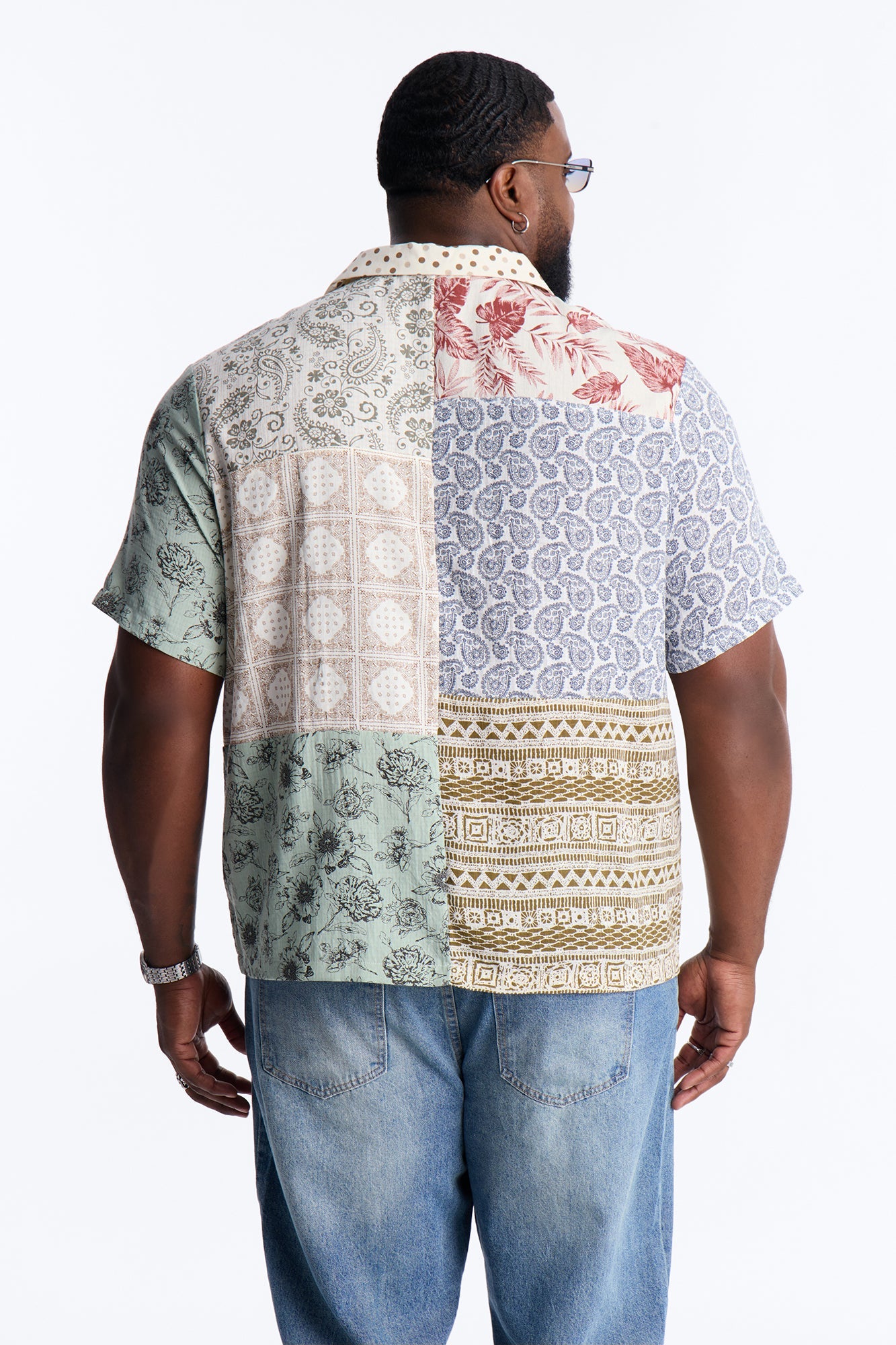 Horizon Cuban Collar Shirt - Multi Color