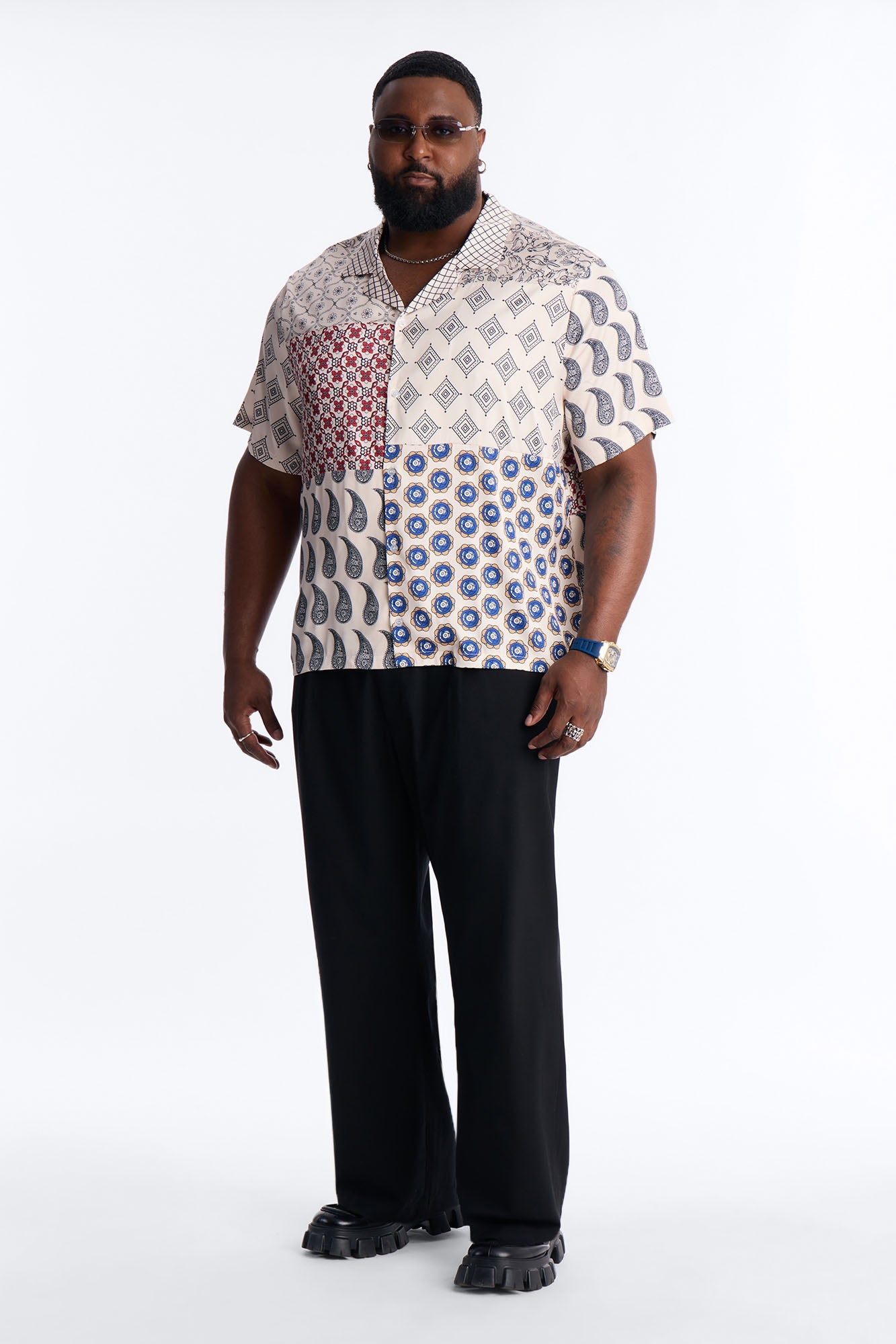 Sundust Cuban Collar Shirt - Multi Color