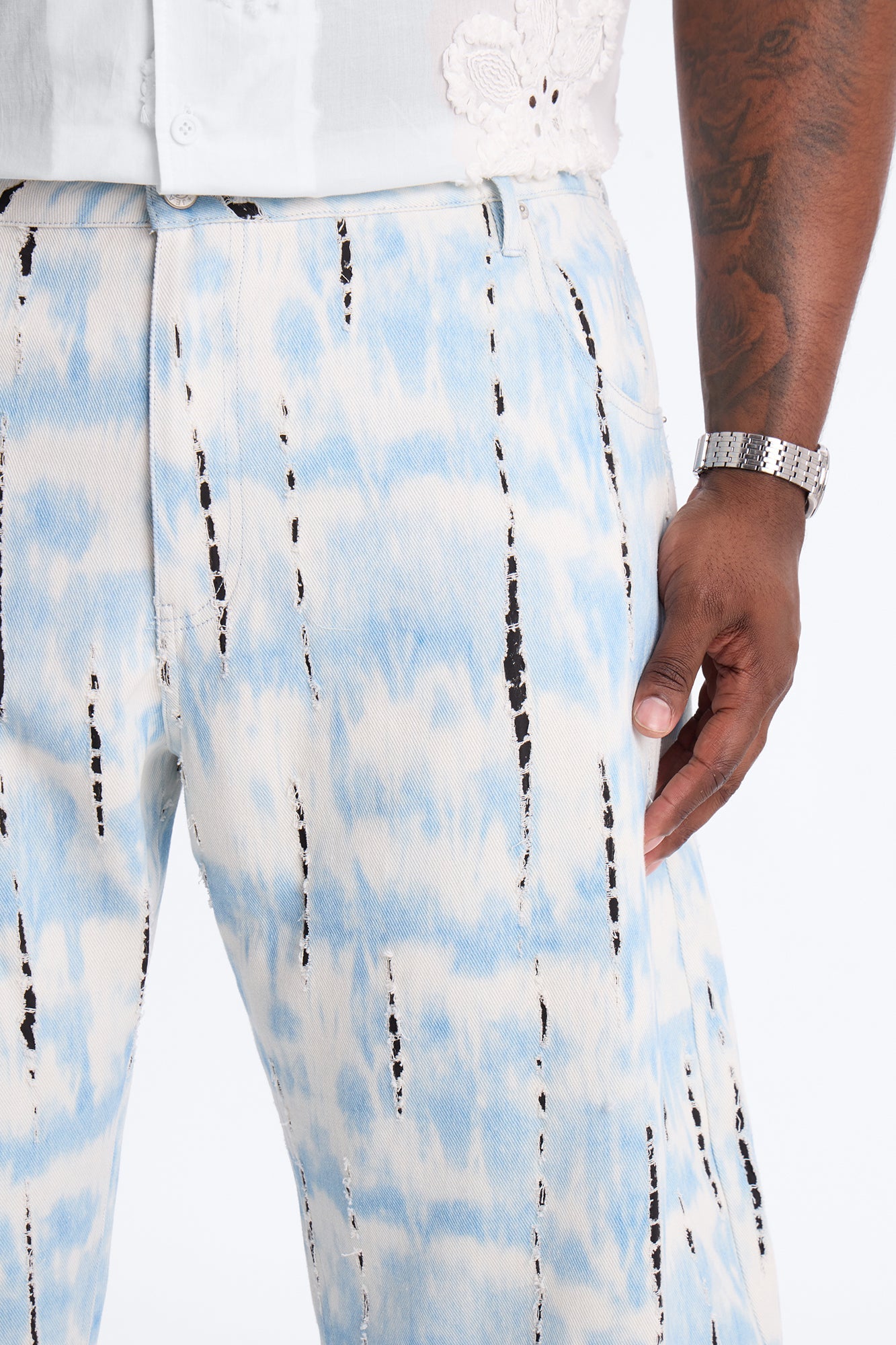 Barrel Tunnel Vision Jean - Blue
