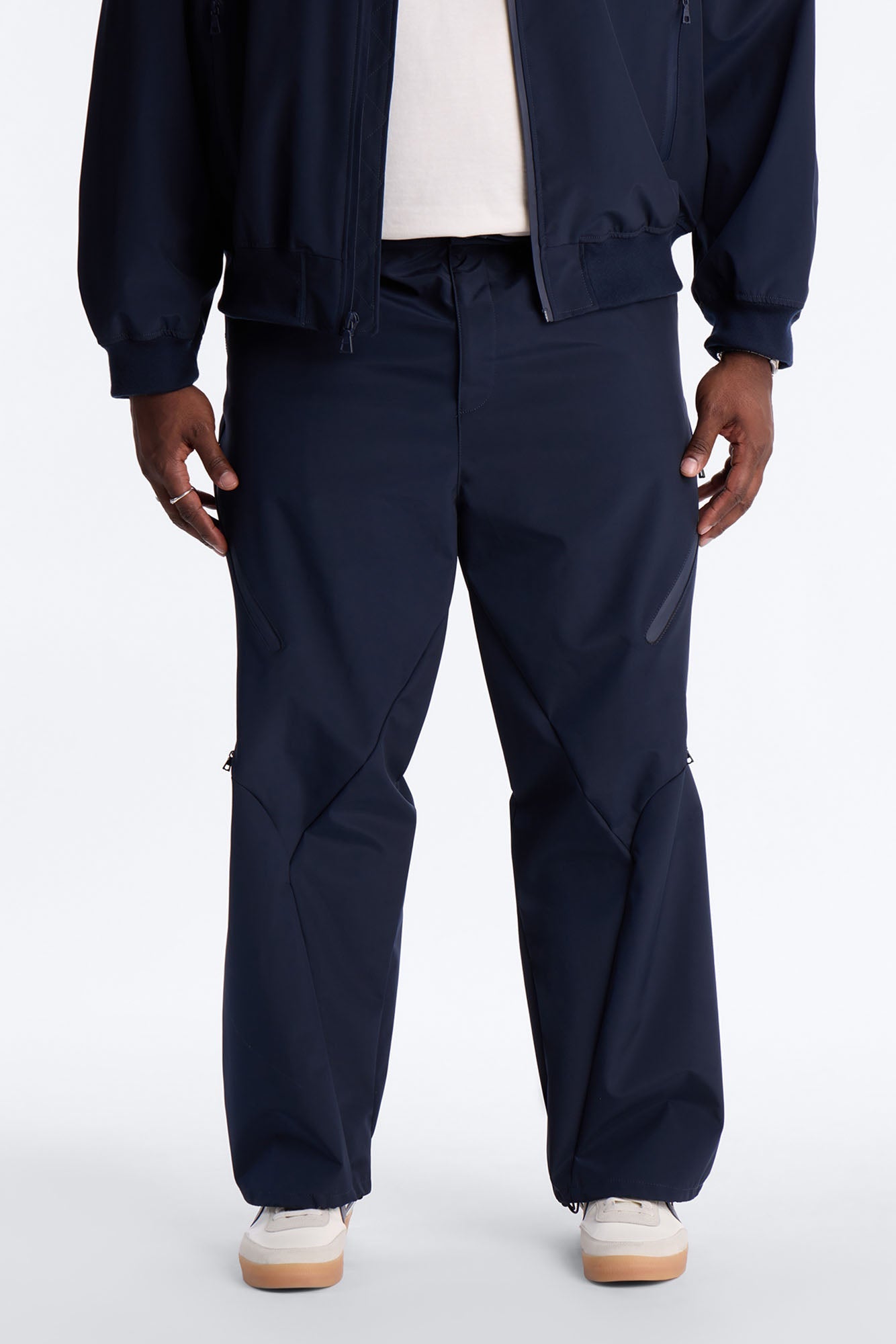 Baggy Liberty Zip Pant - Navy