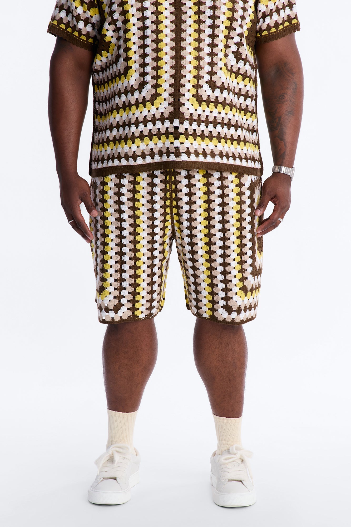 Relaxed Menorca Crochet Short - Multi Color