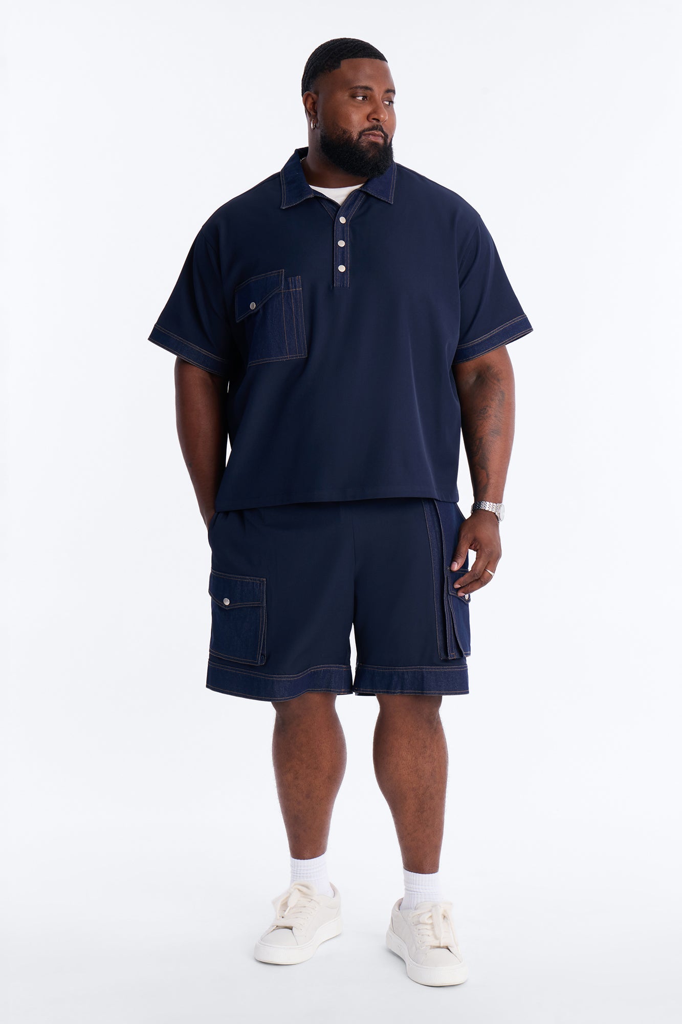 Blueprint Utility Polo - Indigo