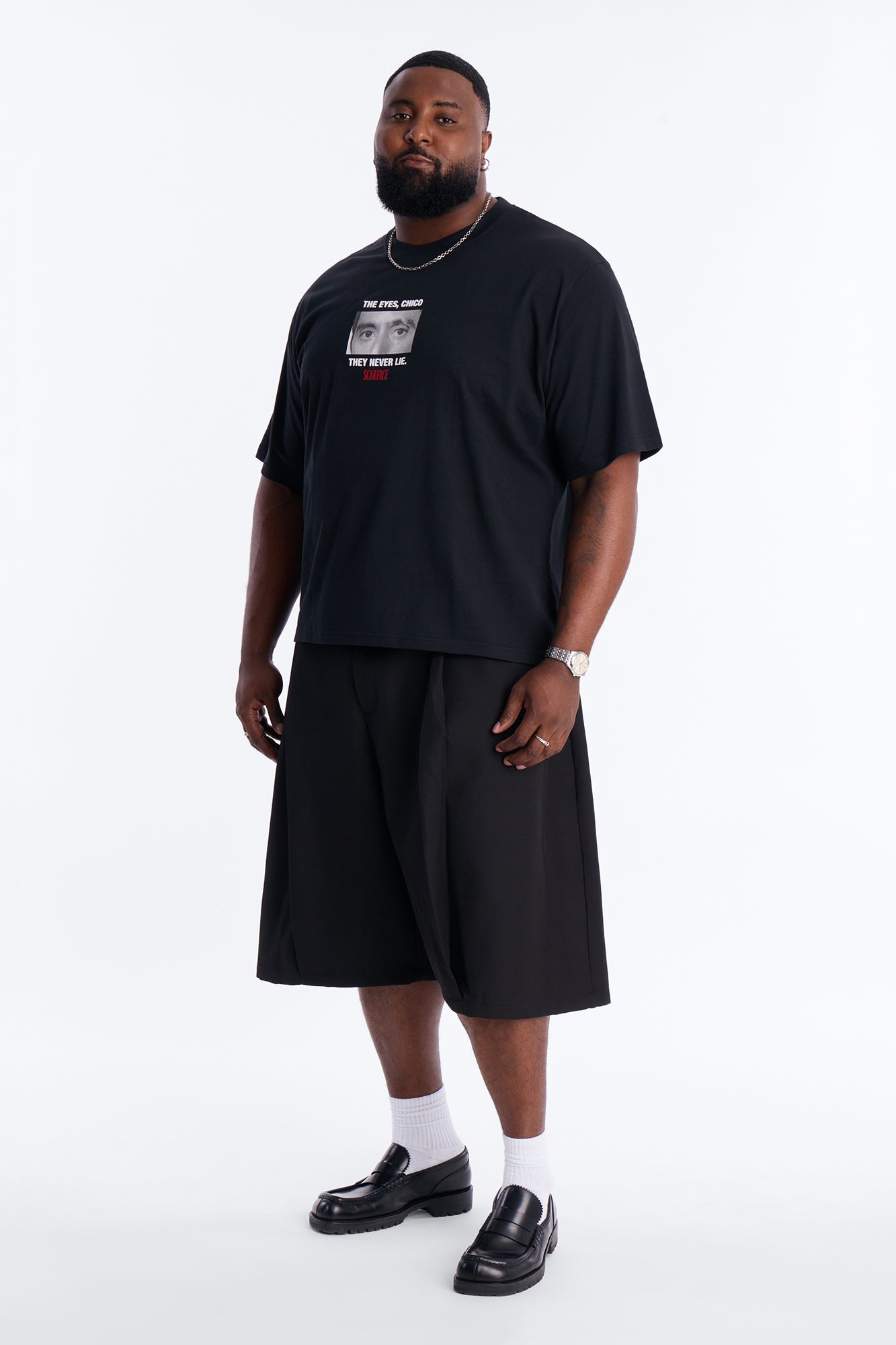Scarface The Eyes Chico Short Sleeve Tee - Black