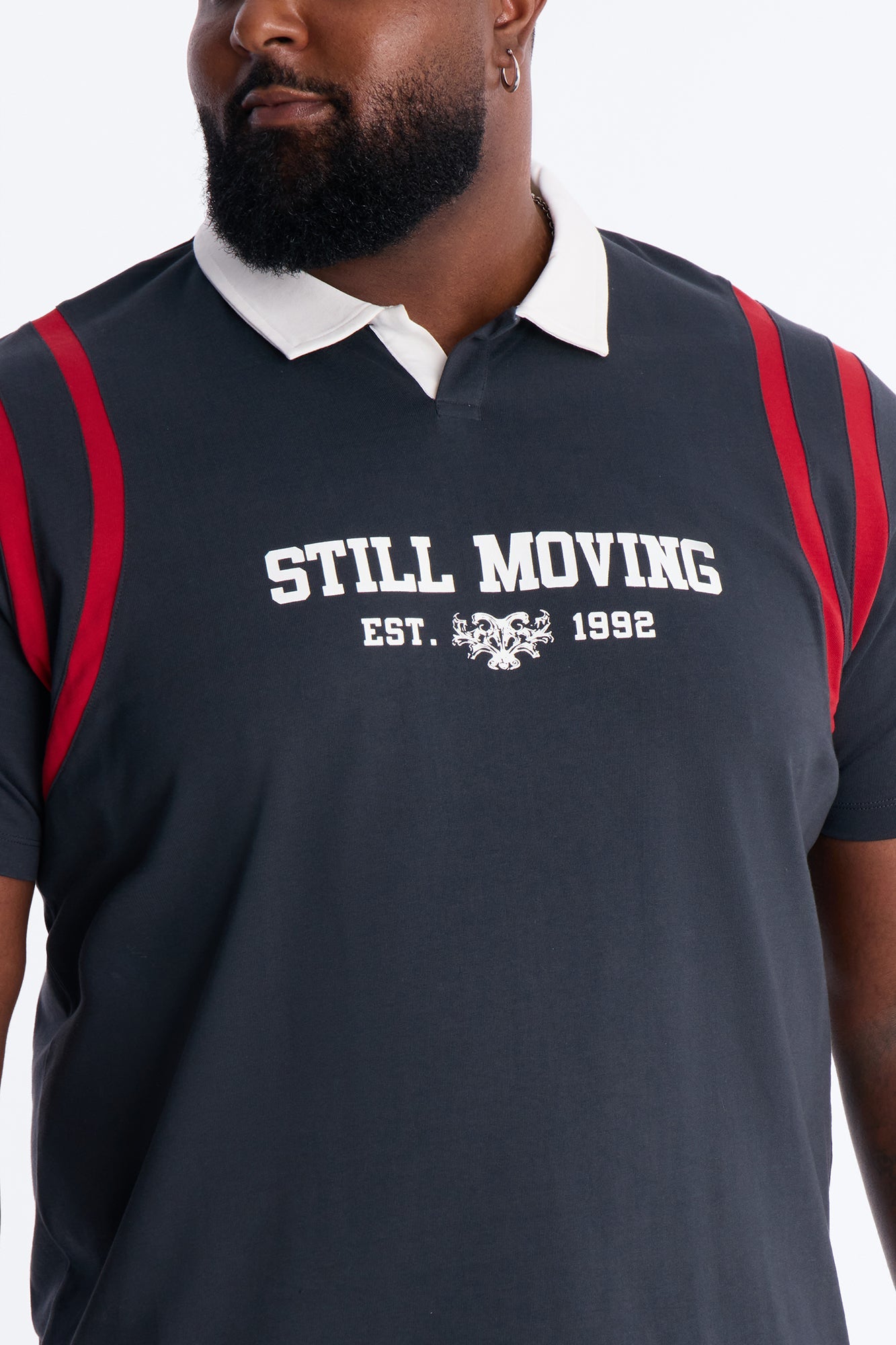 Relaxed Still Moving Polo - Black