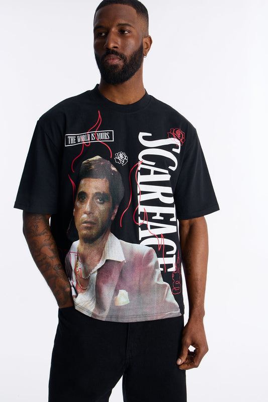 Scarface Always Tell The Truth Short Sleeve Tee - Black