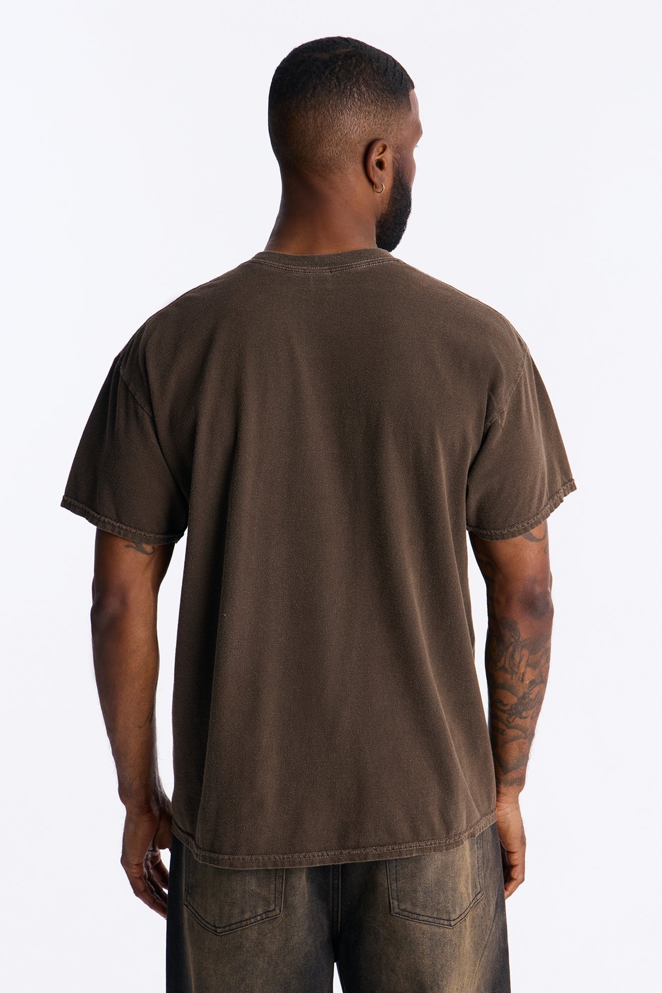 Phoenix Desert Paradise Oversized Short Sleeve Tee - Chocolate