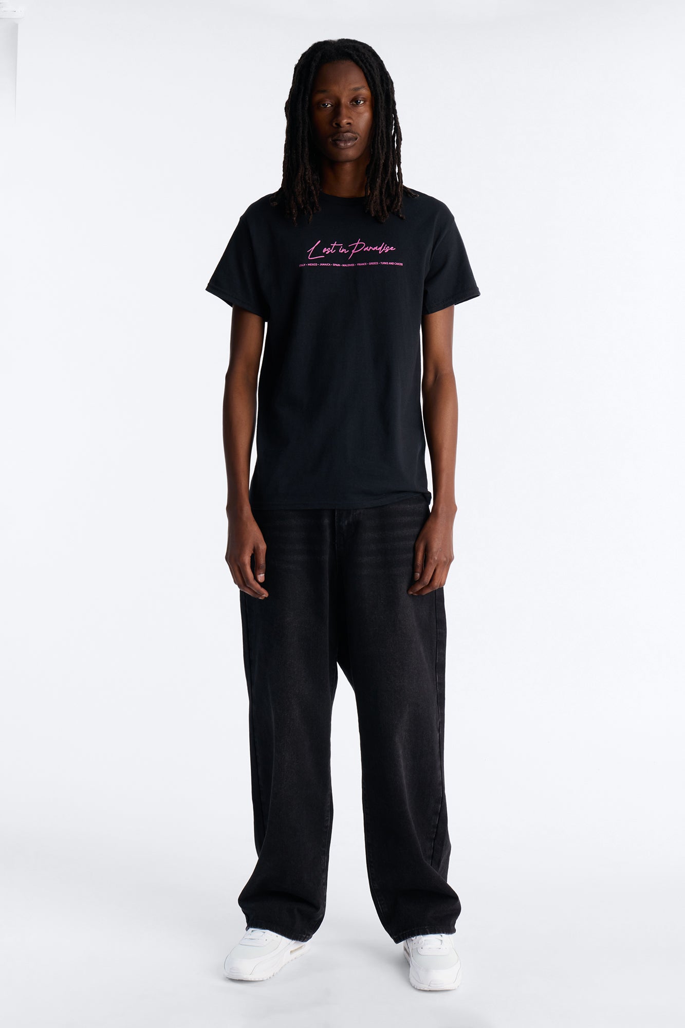 Forever Lost In Paradise Short Sleeve Tee - Black