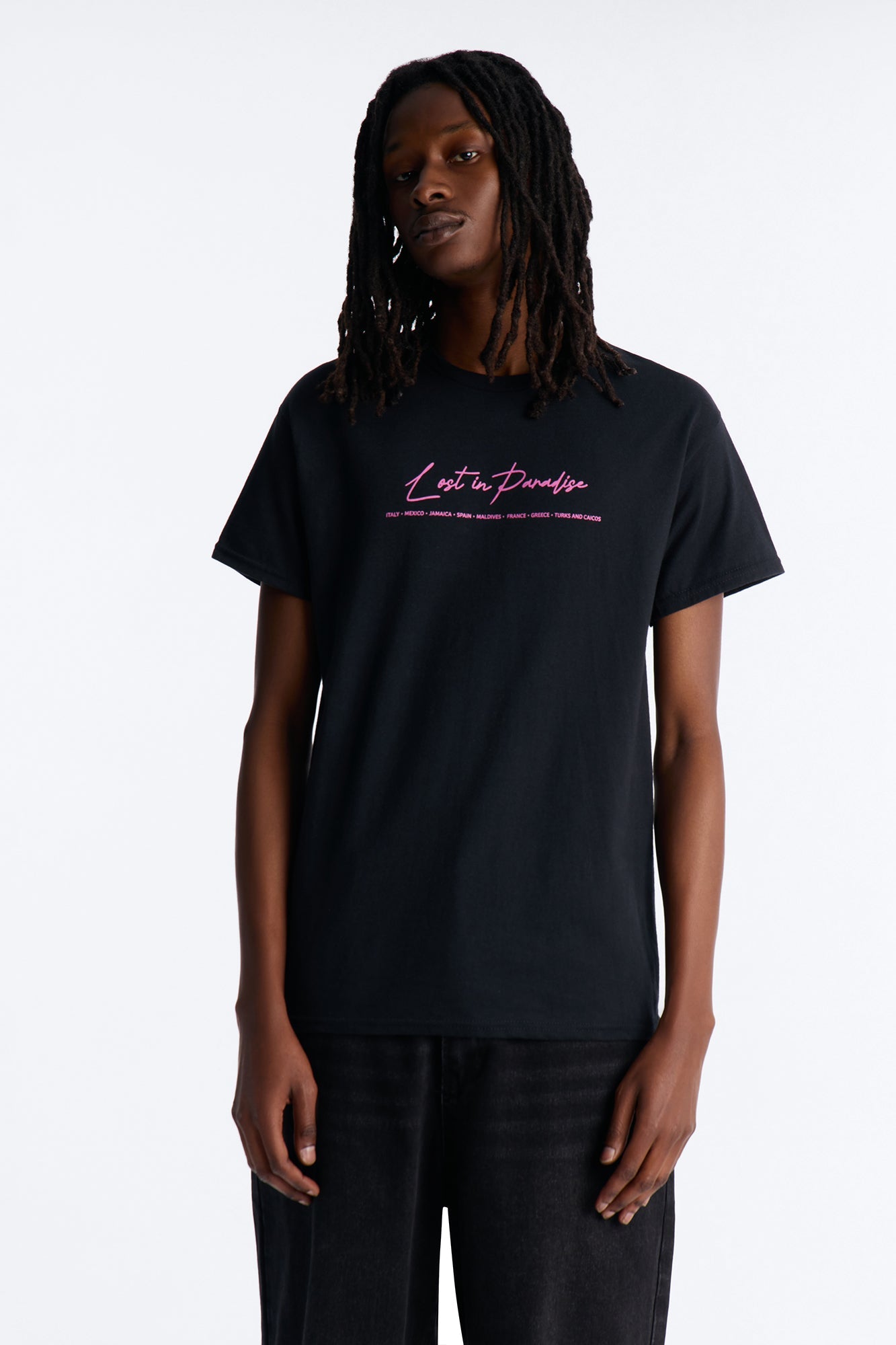 Forever Lost In Paradise Short Sleeve Tee - Black