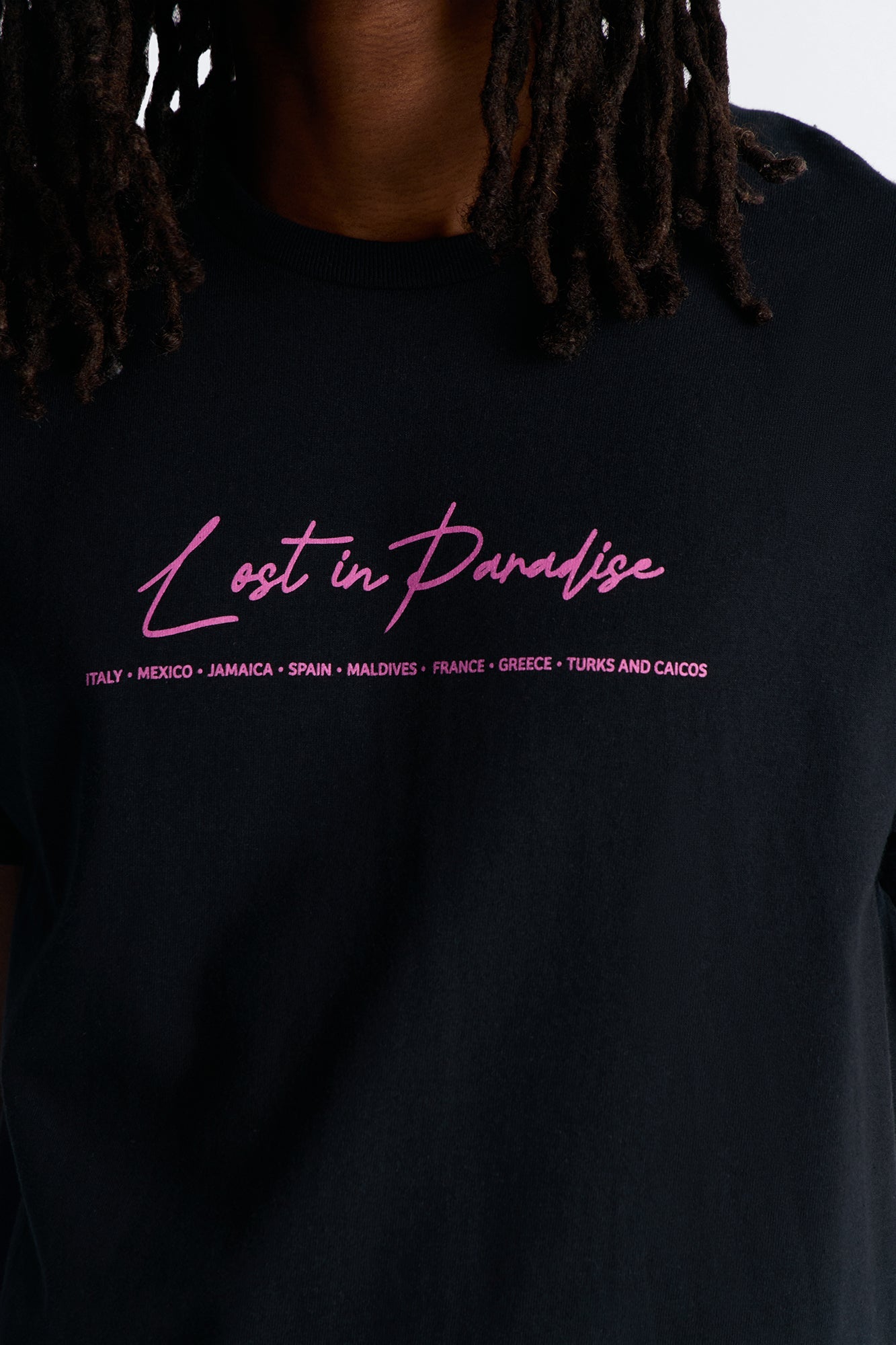 Forever Lost In Paradise Short Sleeve Tee - Black