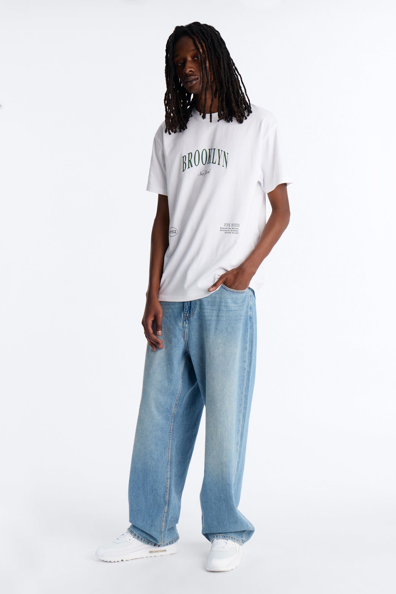 Brooklyn Bear Short Sleeve Tee - White