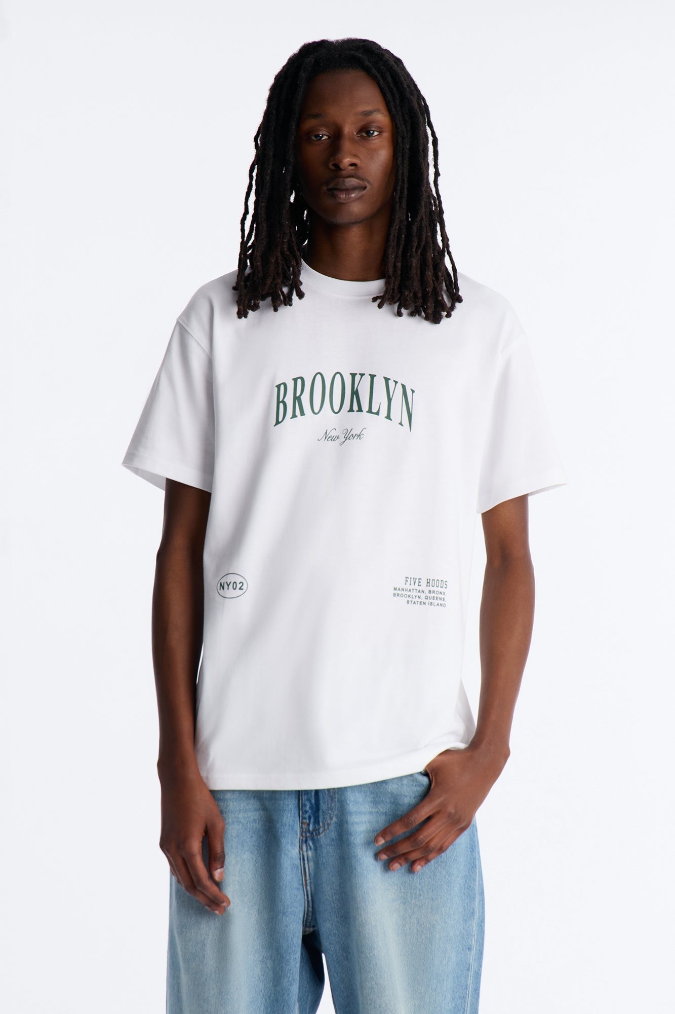 Brooklyn Bear Short Sleeve Tee - White