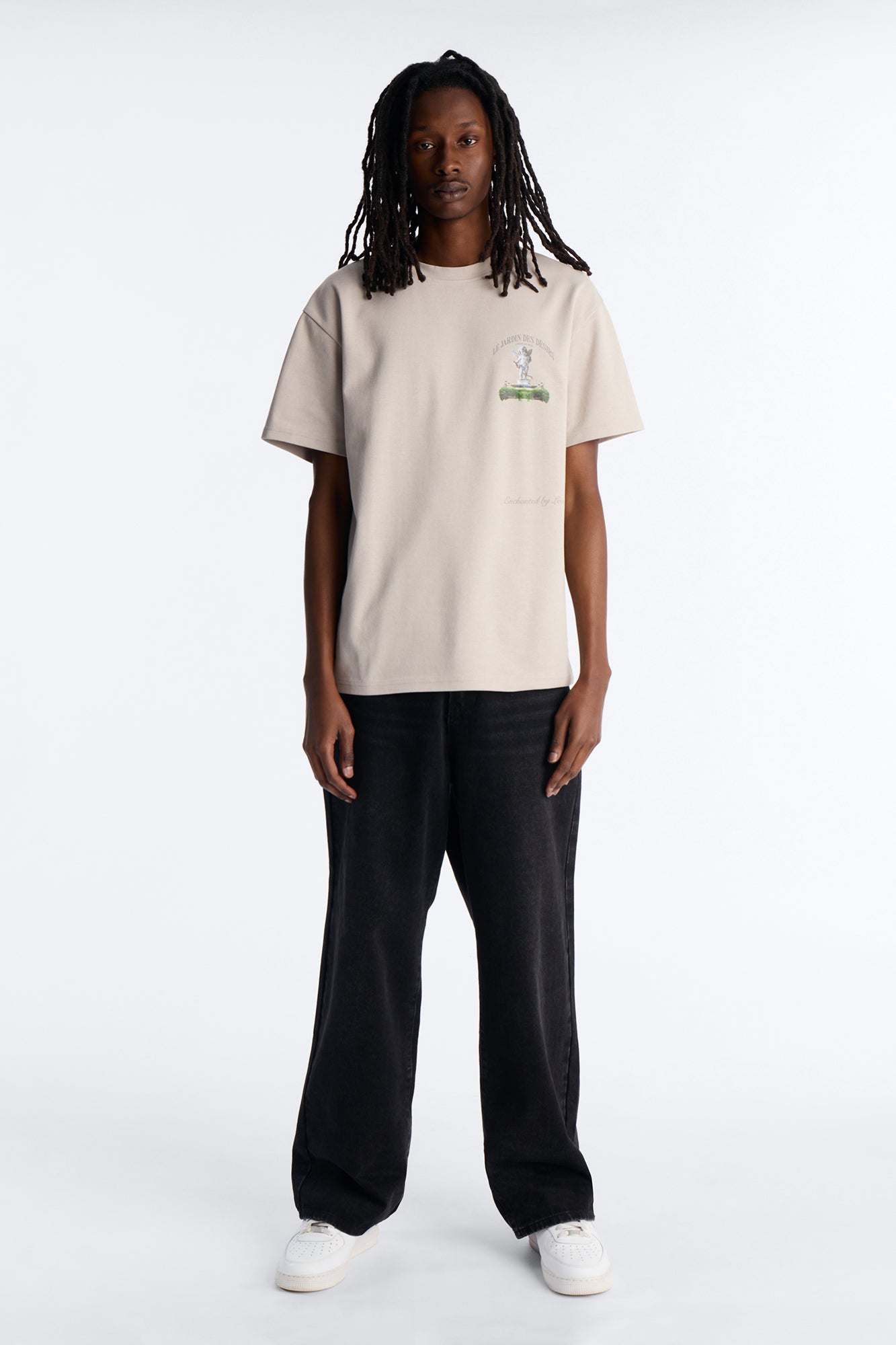 Le Jardin Des Desirs Short Sleeve Tee - Beige