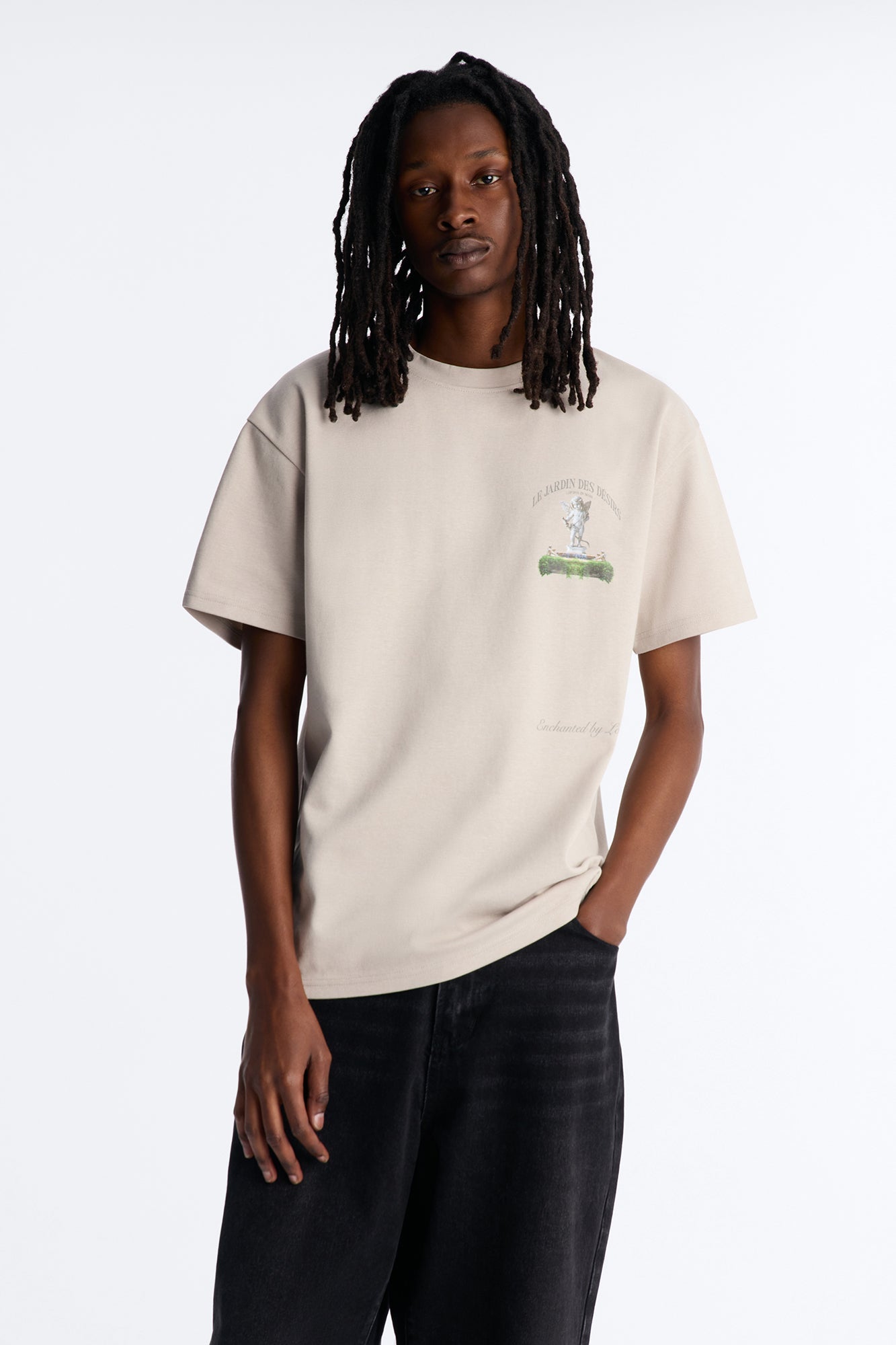 Le Jardin Des Desirs Short Sleeve Tee - Beige