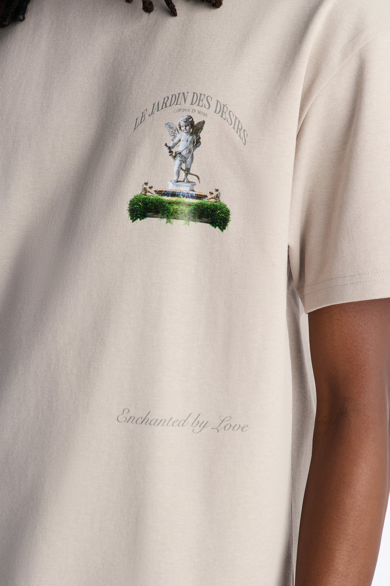 Le Jardin Des Desirs Short Sleeve Tee - Beige