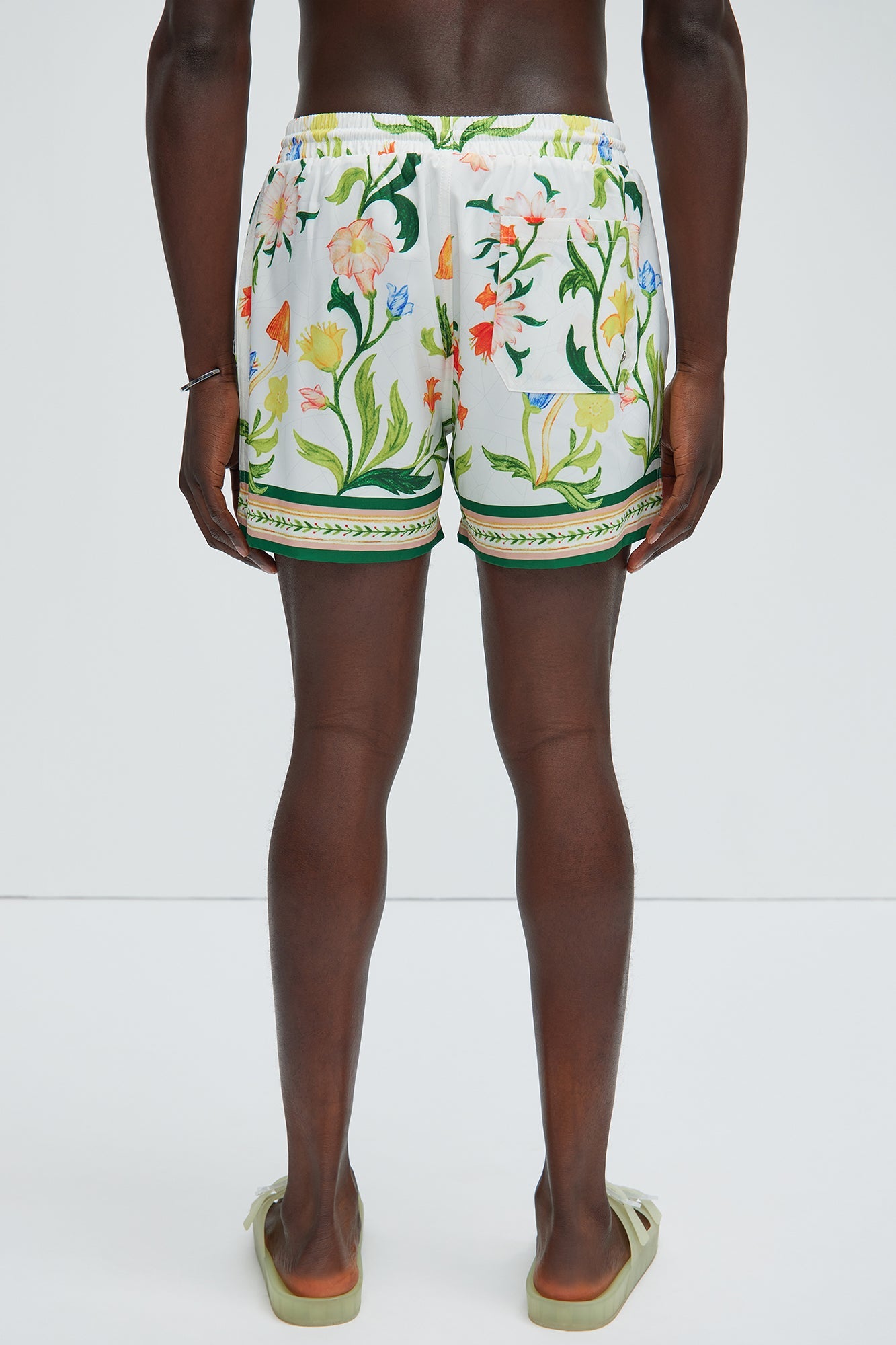 Deer Creek Swim Short Trunk - White/combo