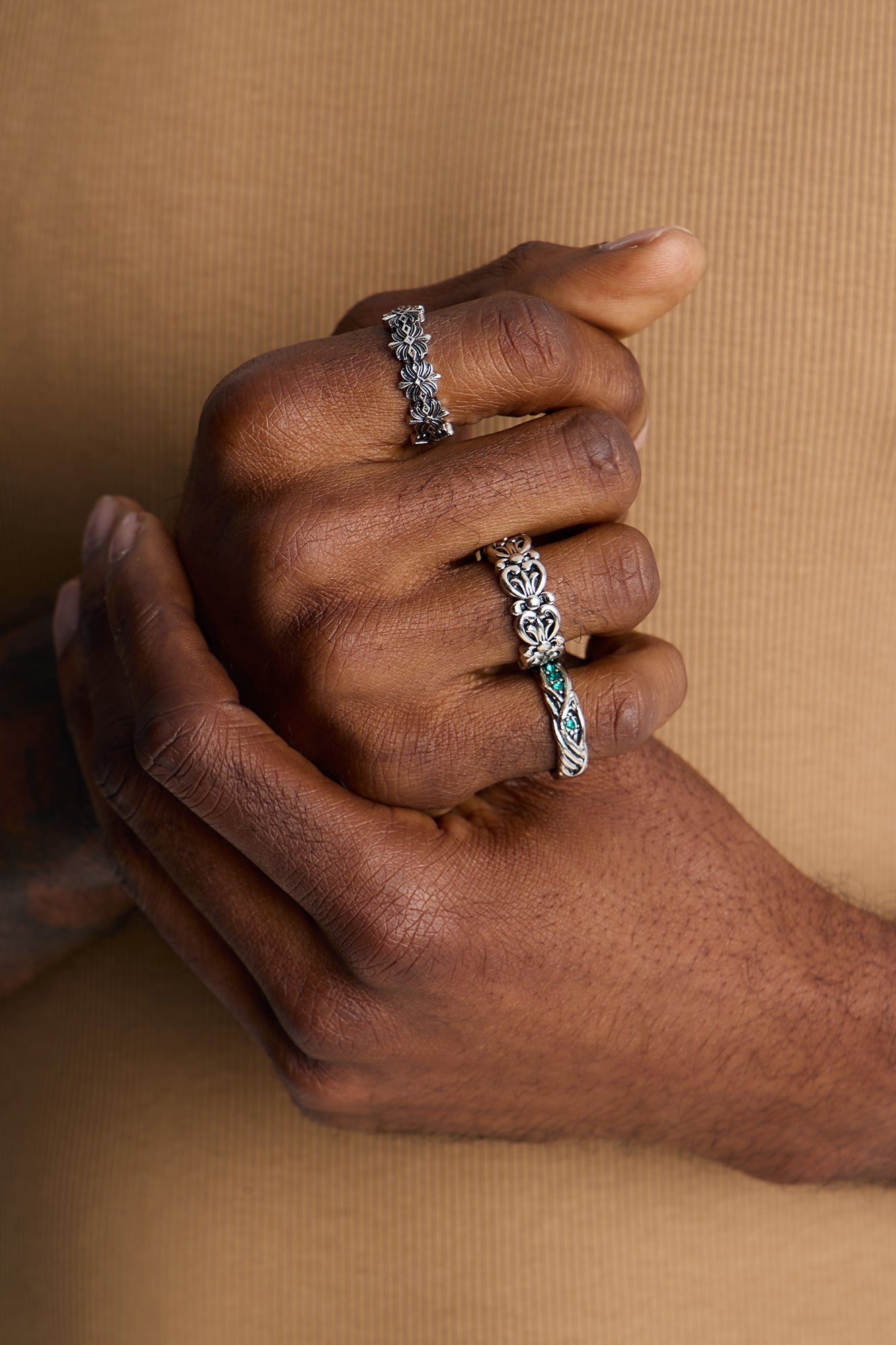 Wrapped In Envy Multi Size Ring Set - Silver