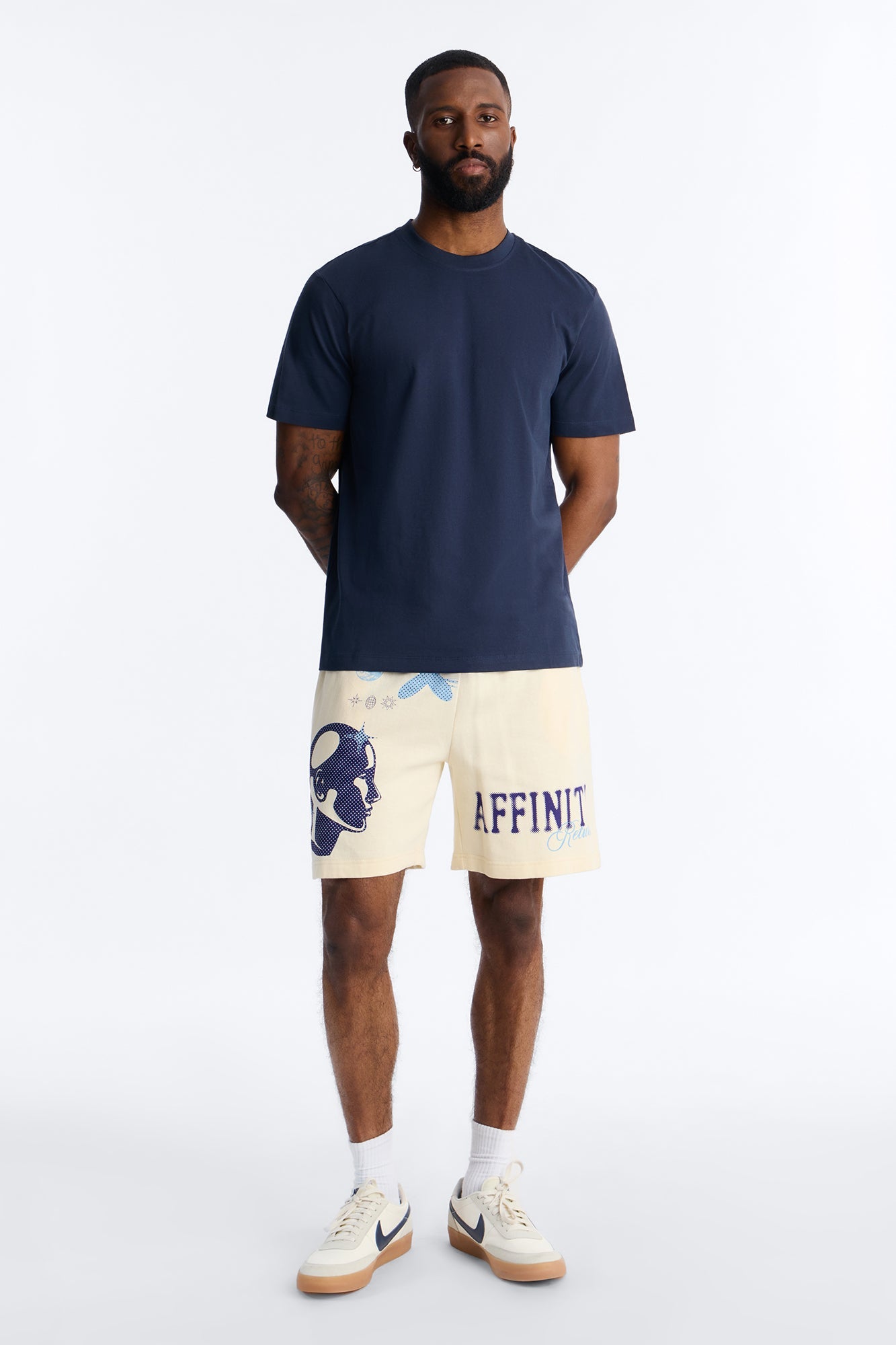 Natural Affinity Sweatshorts - Cream