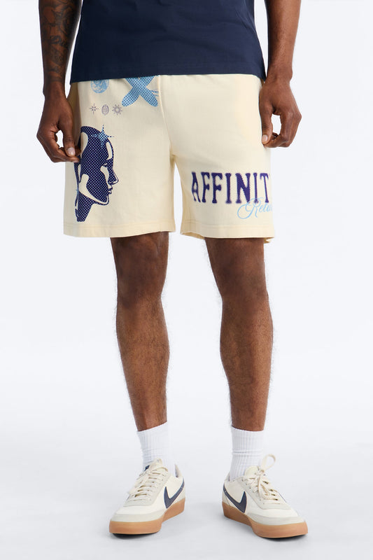 Natural Affinity Sweatshorts - Cream