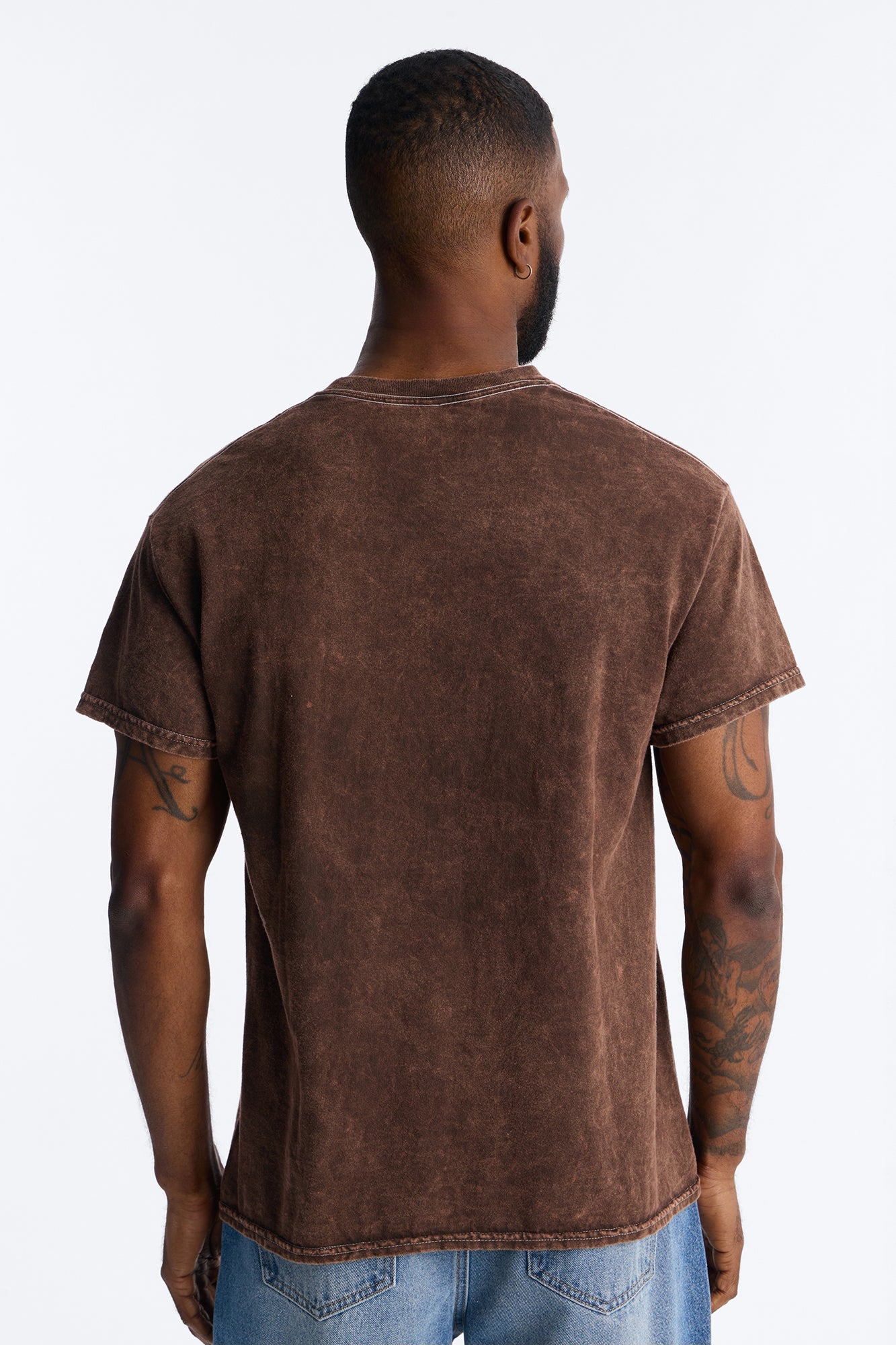 Stay Ten Toes Down Short Sleeve Tee - Chocolate