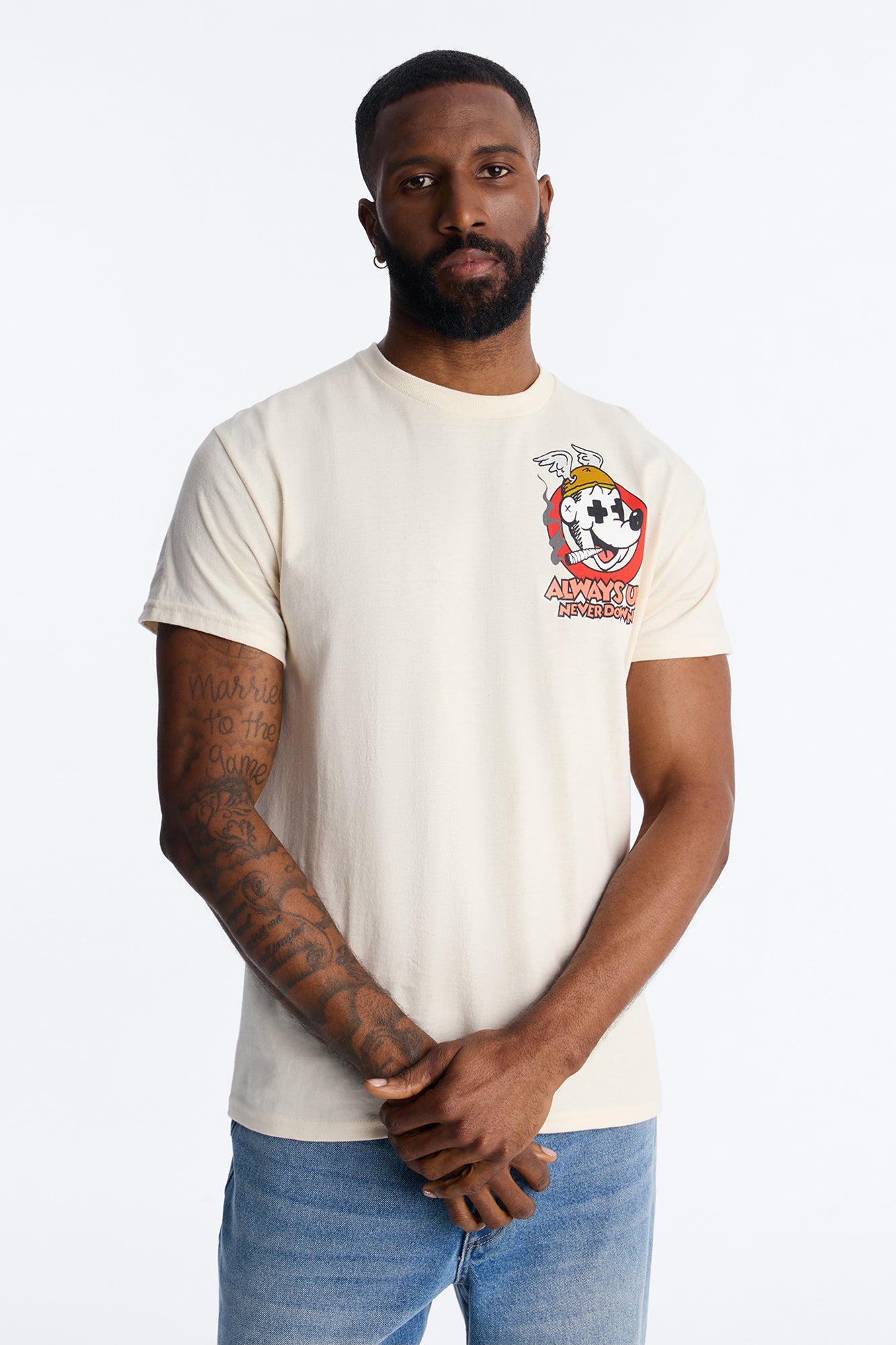 Always Up Short Sleeve Tee - Natural