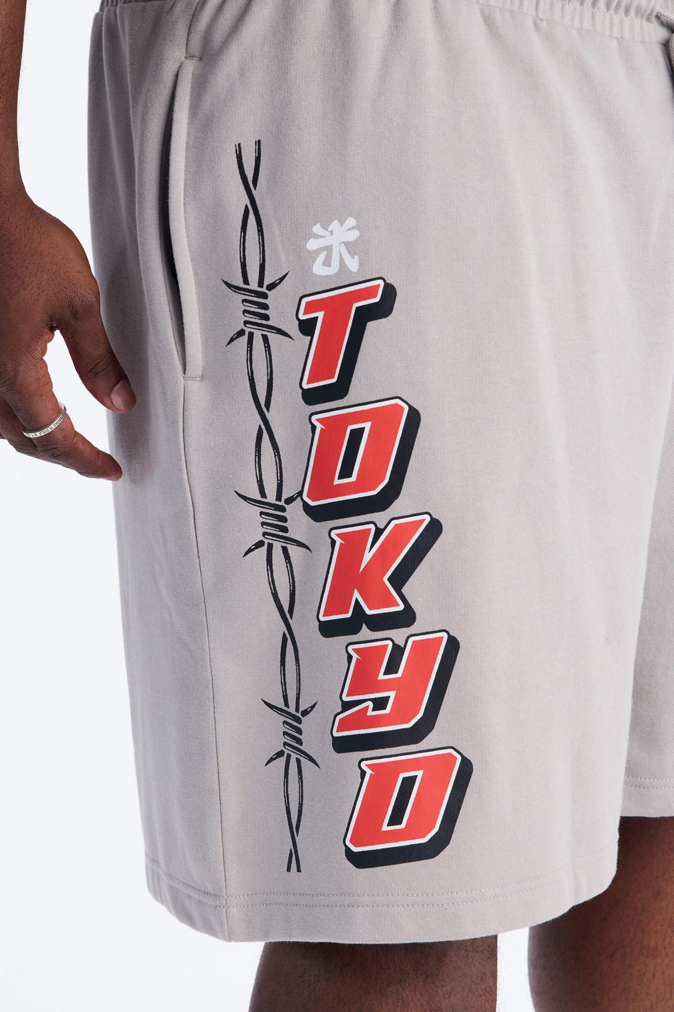 Tokyo Racing Team Sweatshorts - Grey