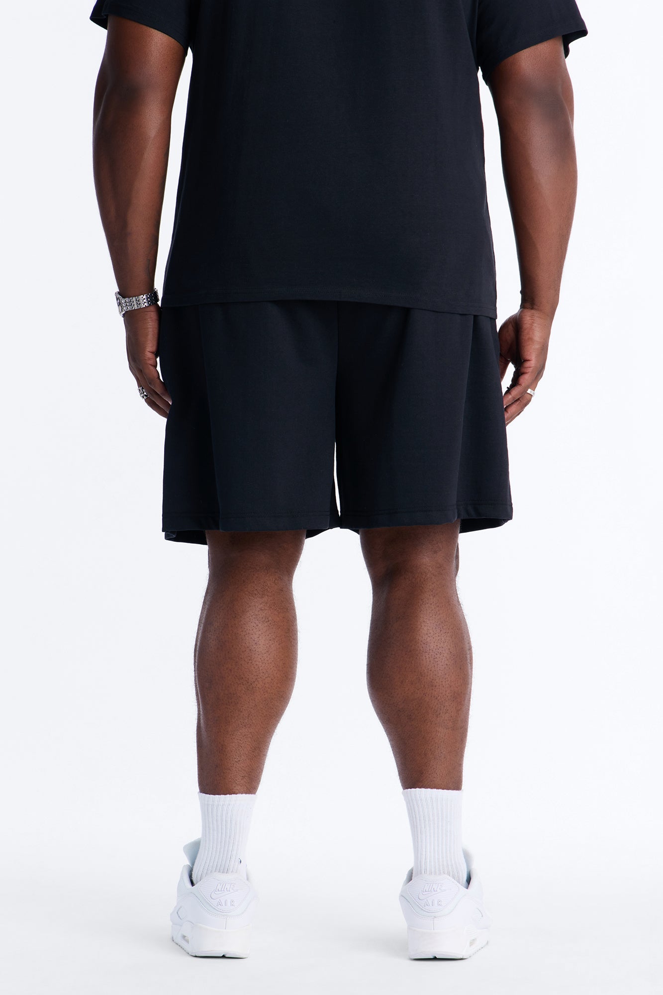 Digital Tribal Sweatshorts - Black