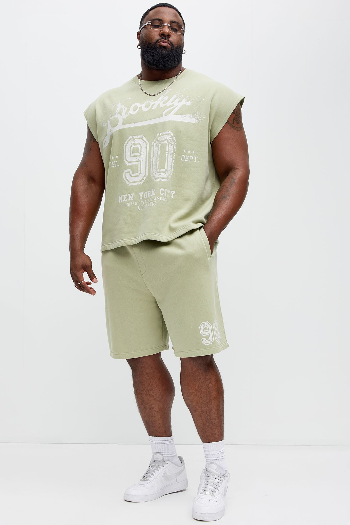 90s Sweatshorts - Green