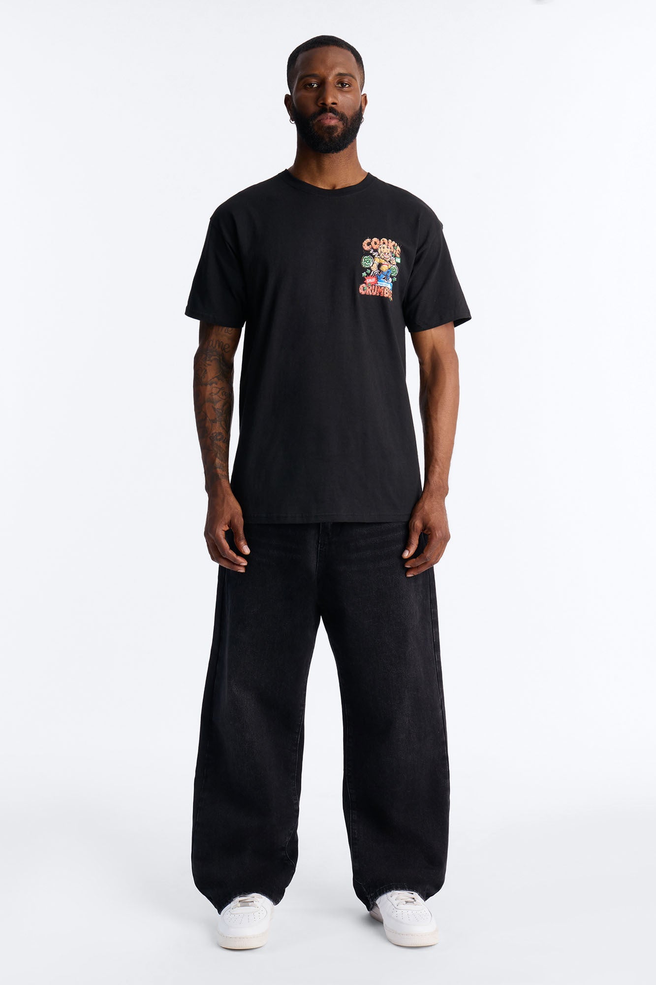 This Way Cookie Crumble Short Sleeve Tee - Black