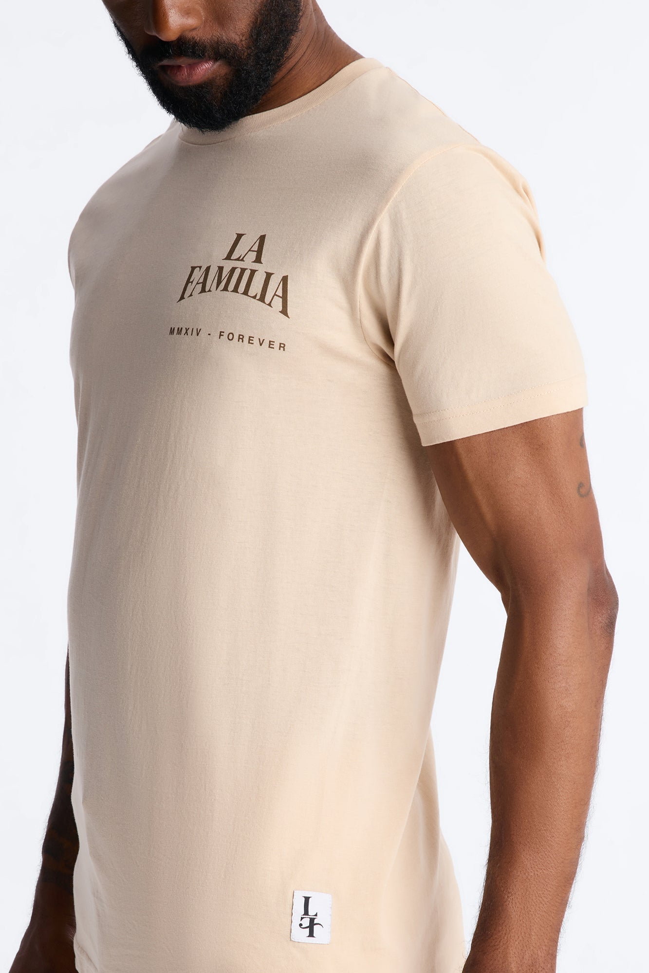 La Familia Virgin Mary Short Sleeve Tee - Cream