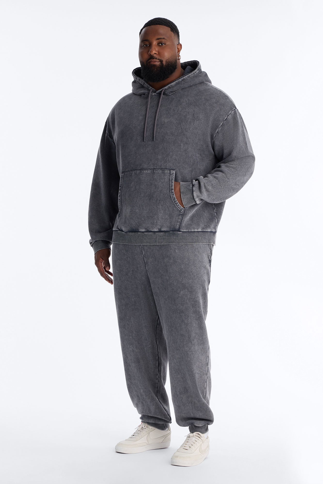 On The Go Washed Hoodie - Charcoal