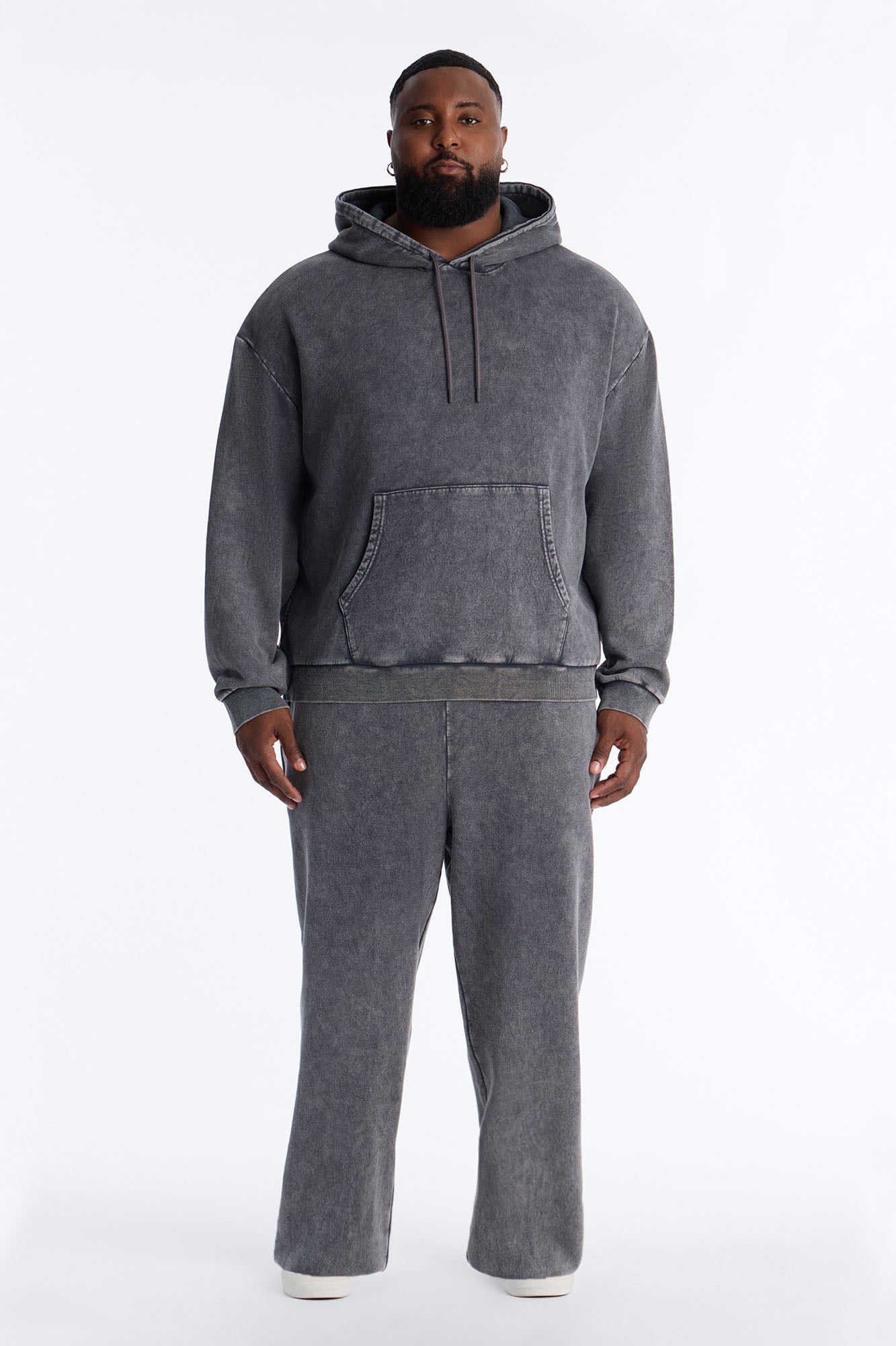 On The Go Washed Jogger - Charcoal