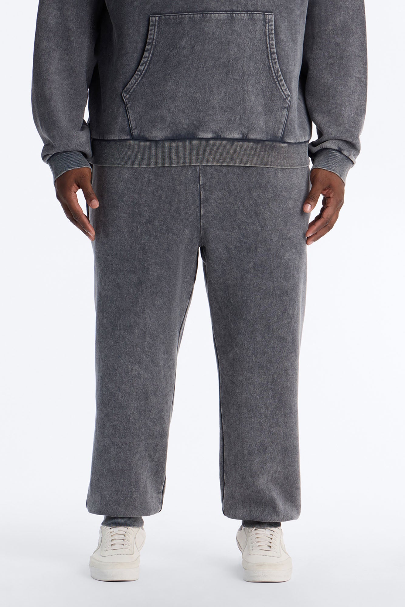 On The Go Washed Jogger - Charcoal