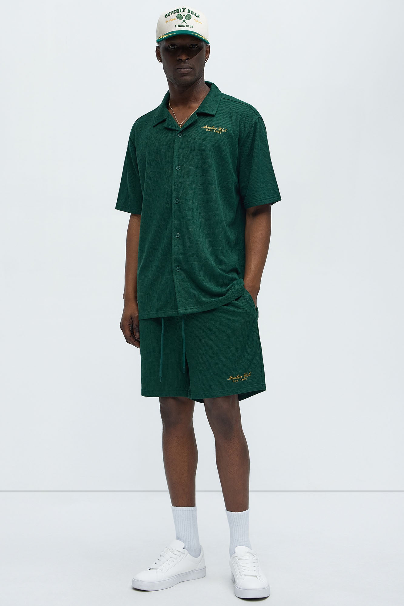 Vintage Relaxed Shorts - Hunter Green