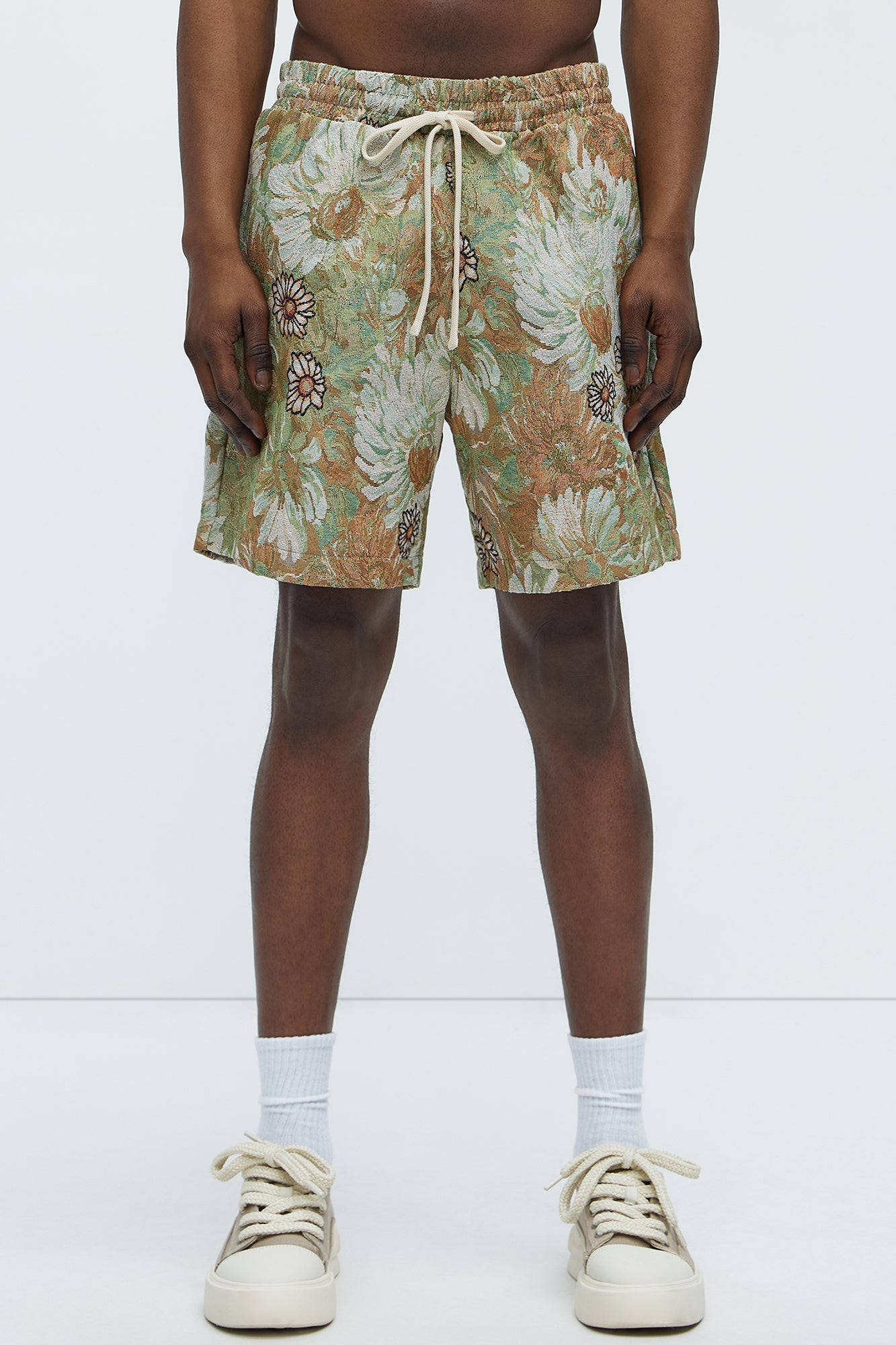 Judas Tapestry Shorts - Green/combo