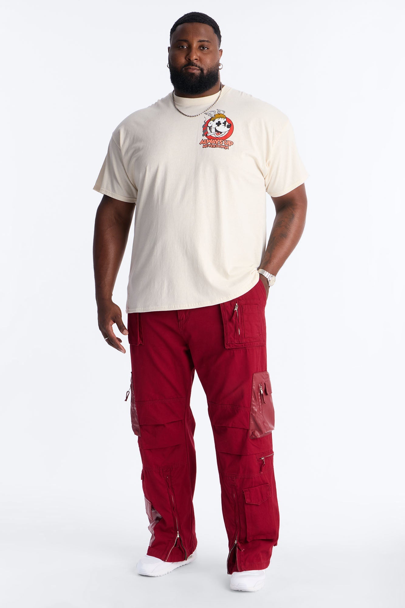 Straight Citadel Expedition Cargo Pant - Red