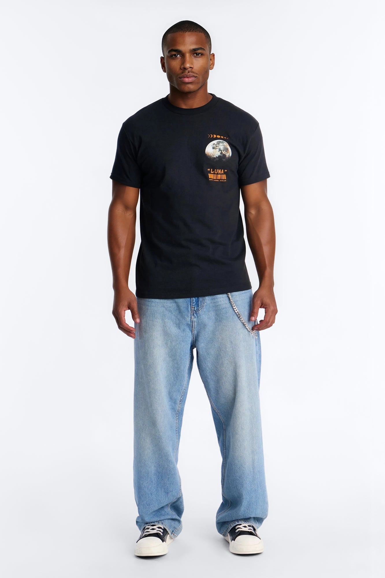 Luna Short Sleeve Tee - Black