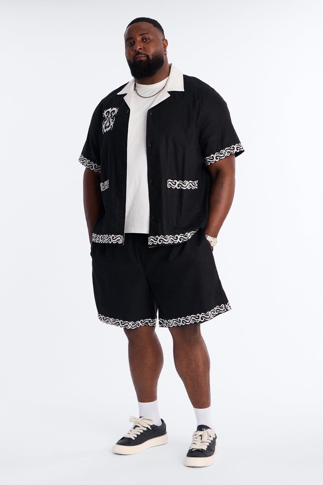 Relaxed Coastal Isla Short - Black