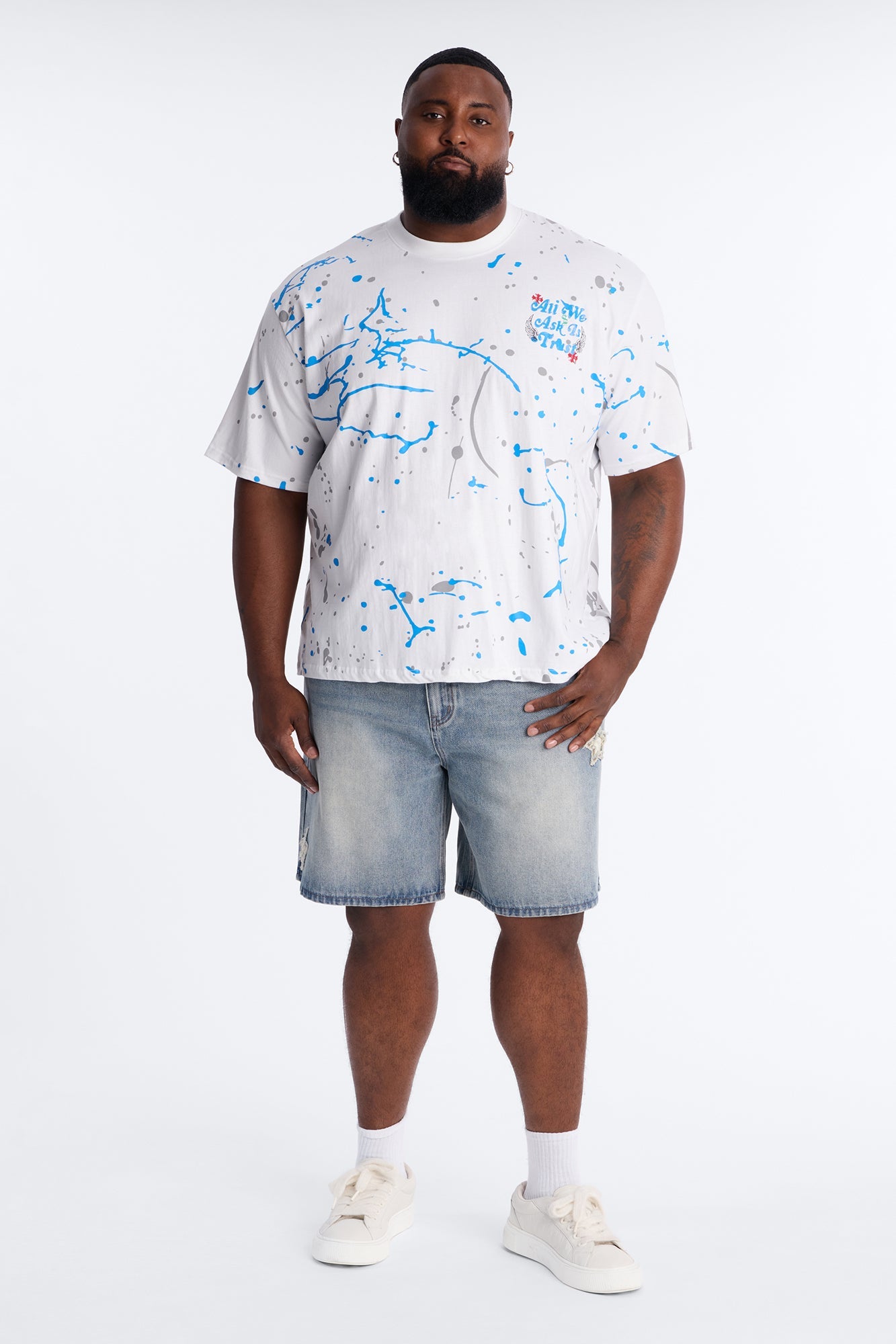 All We Trust Is Money Short Sleeve Tee - White