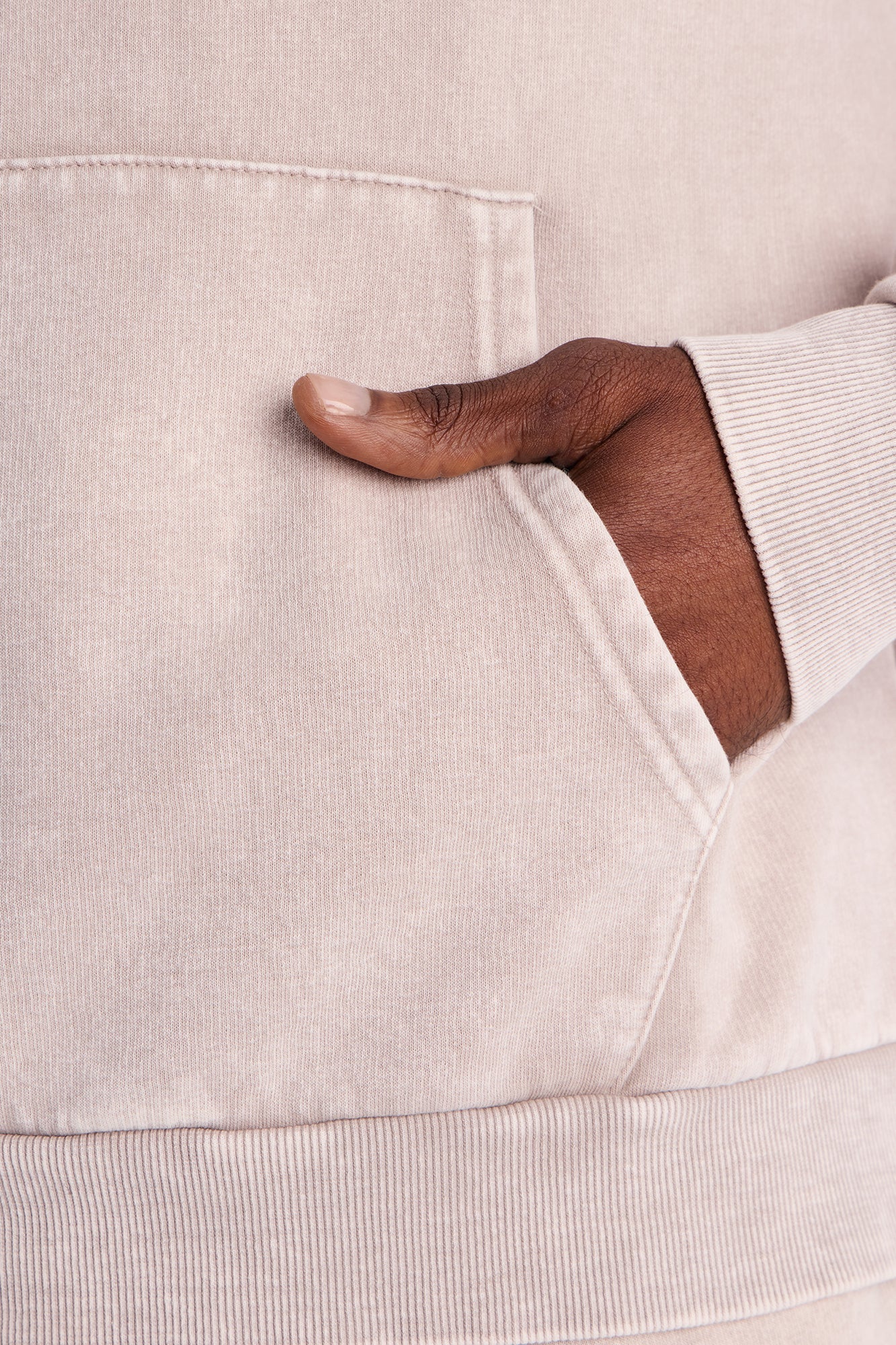 On The Go Washed Hoodie - Taupe