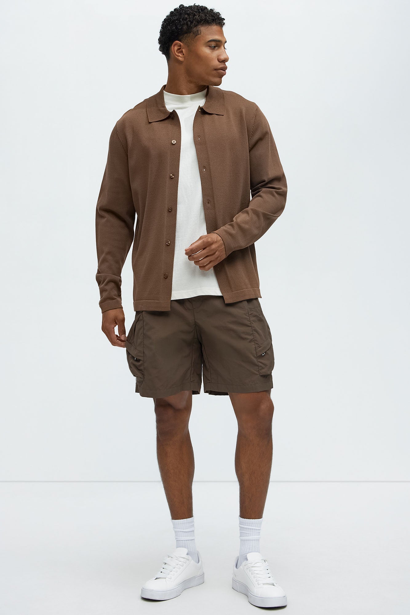 Take A Hike Cargo Shorts - Brown