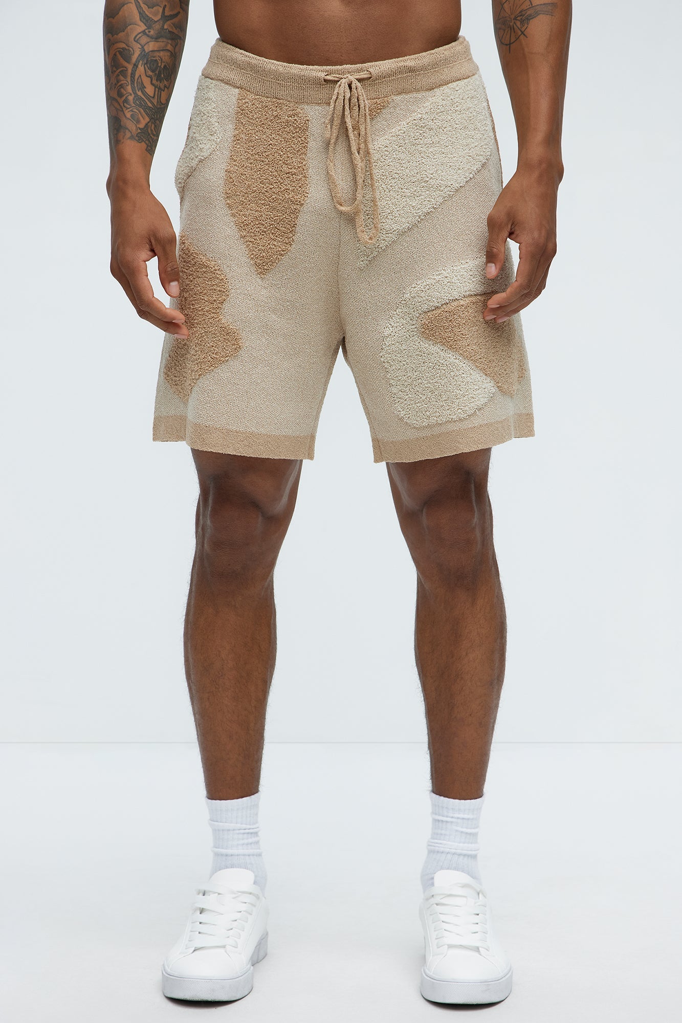 Auron Knitted Shorts - Off White