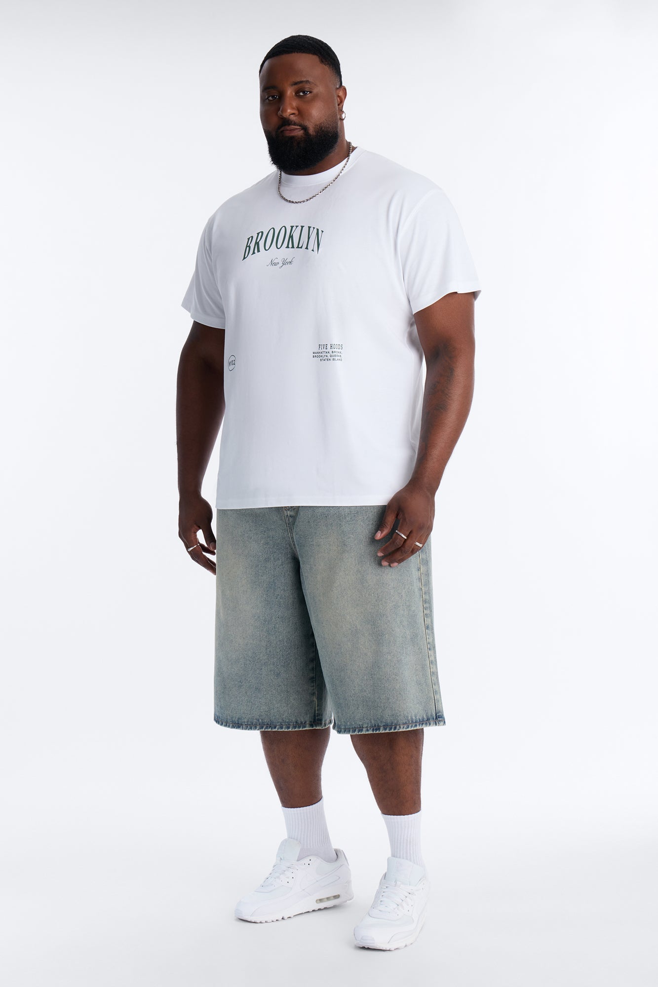 Brooklyn Bear Short Sleeve Tee - White