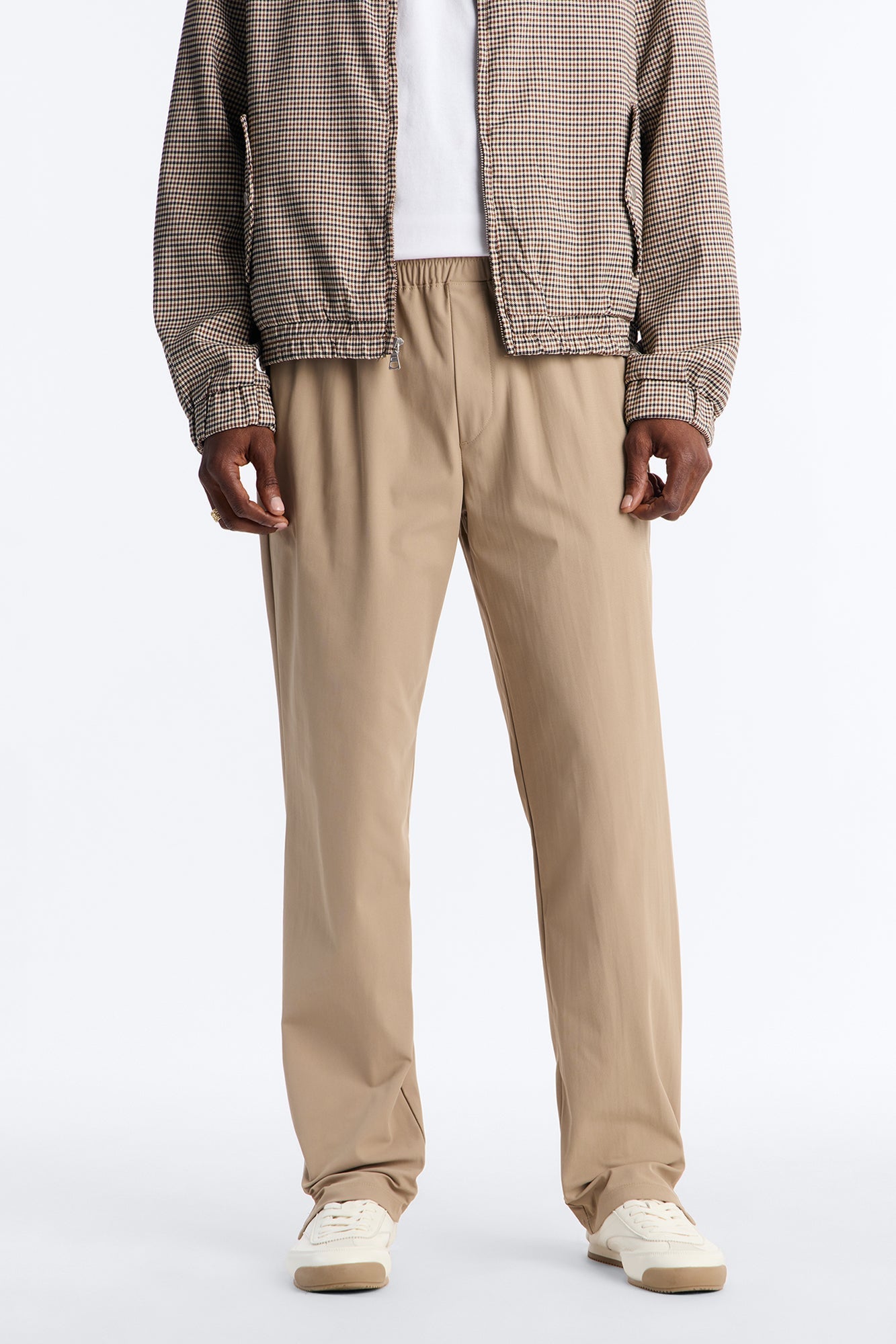 Slim Axis Slit Pant - Khaki