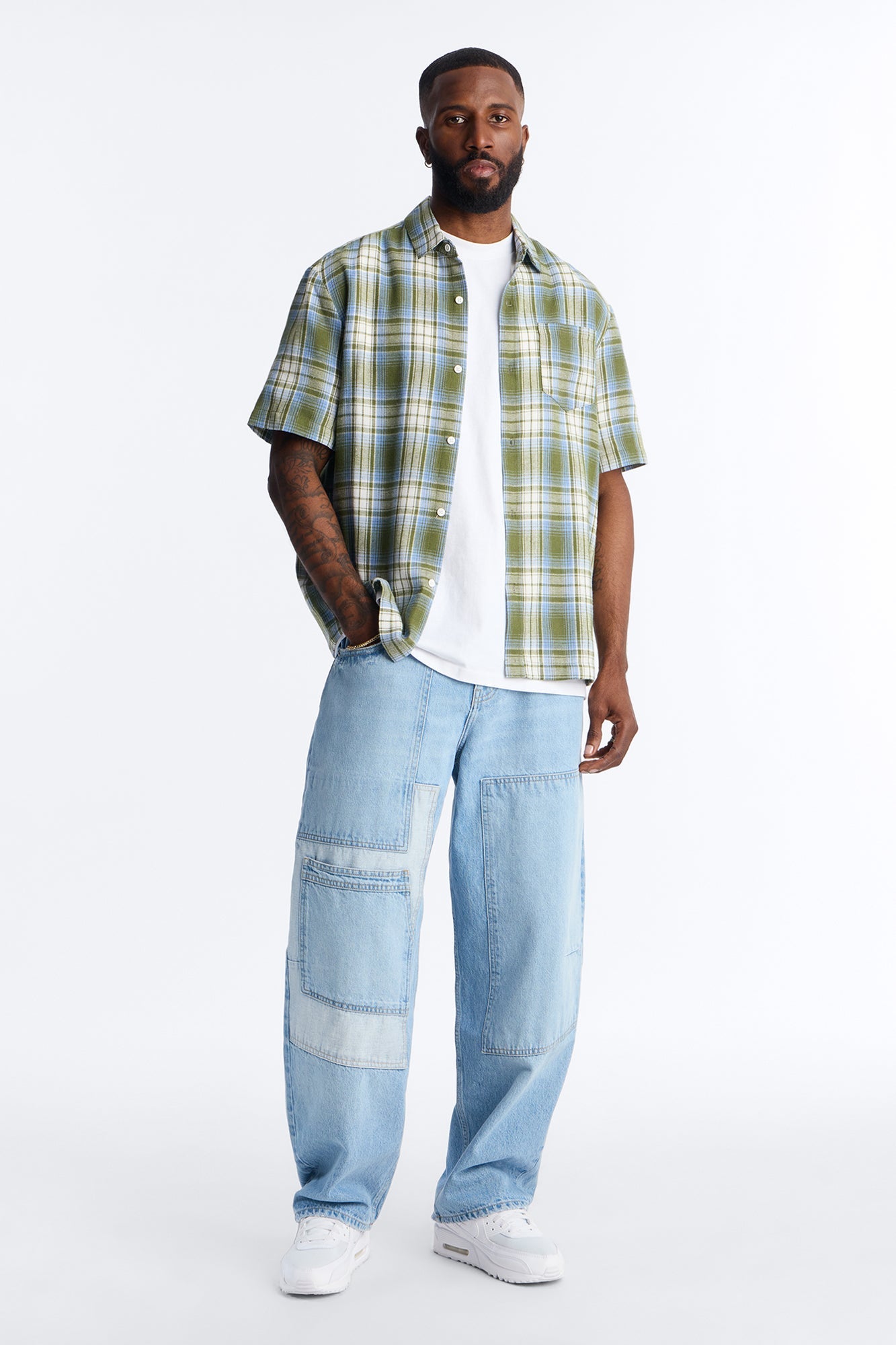 Raw Voltage Button Up Shirt - Green