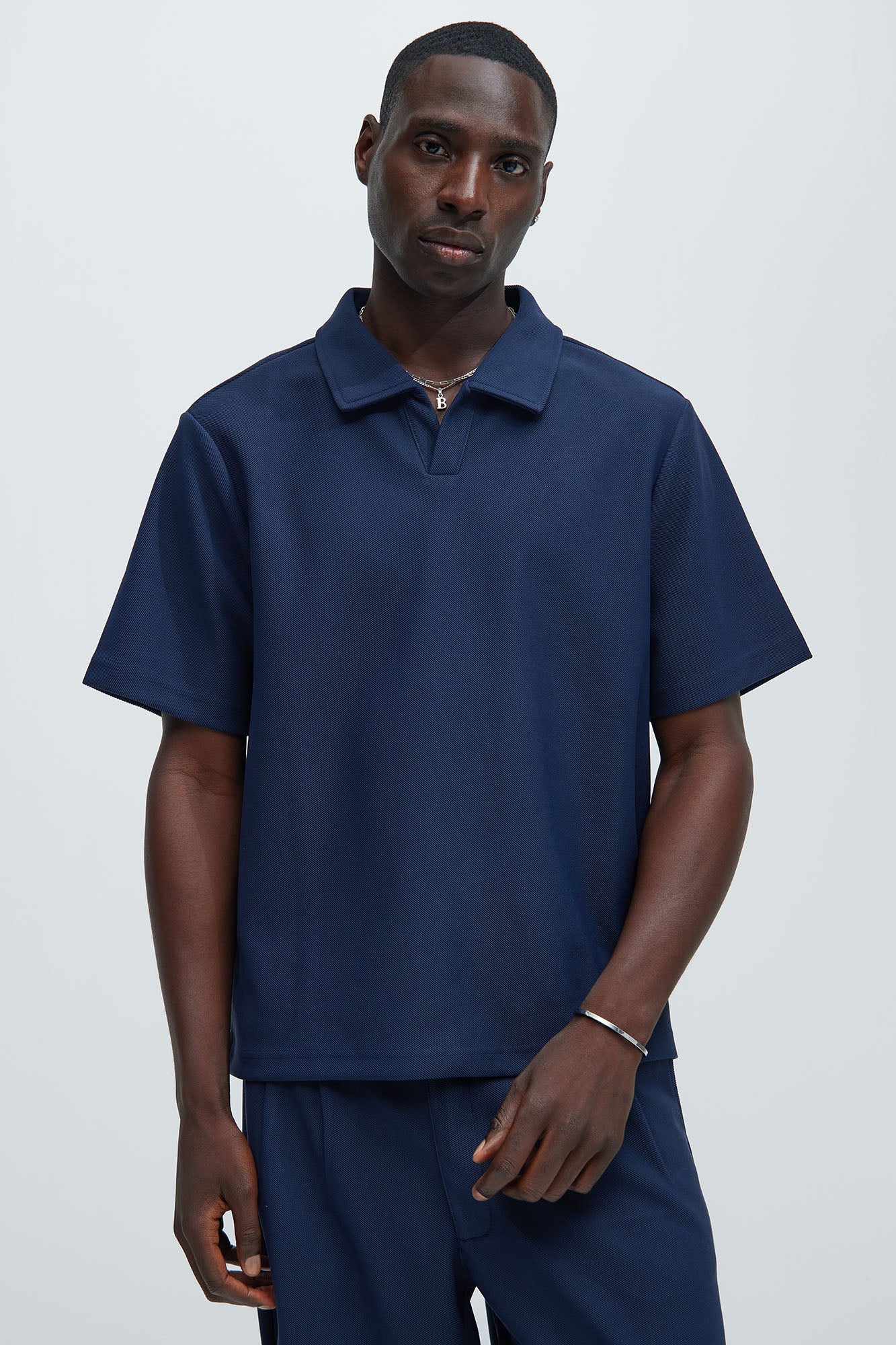 Turner Short Sleeve Polo - Navy