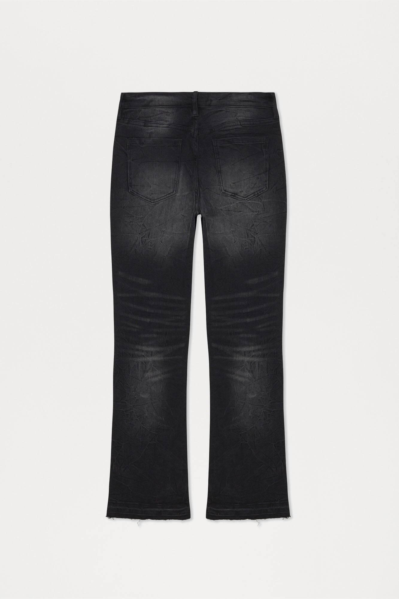 Undercover Slim Stacked Flare Jeans - Black Wash