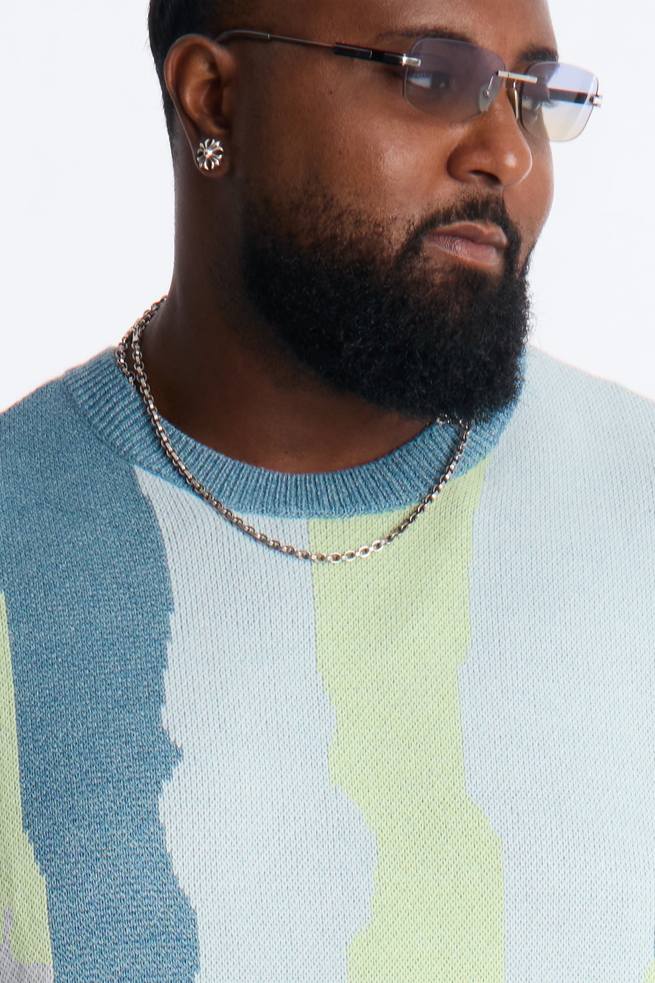 Relaxed Day Mixer Sweater Vest - Multi Color