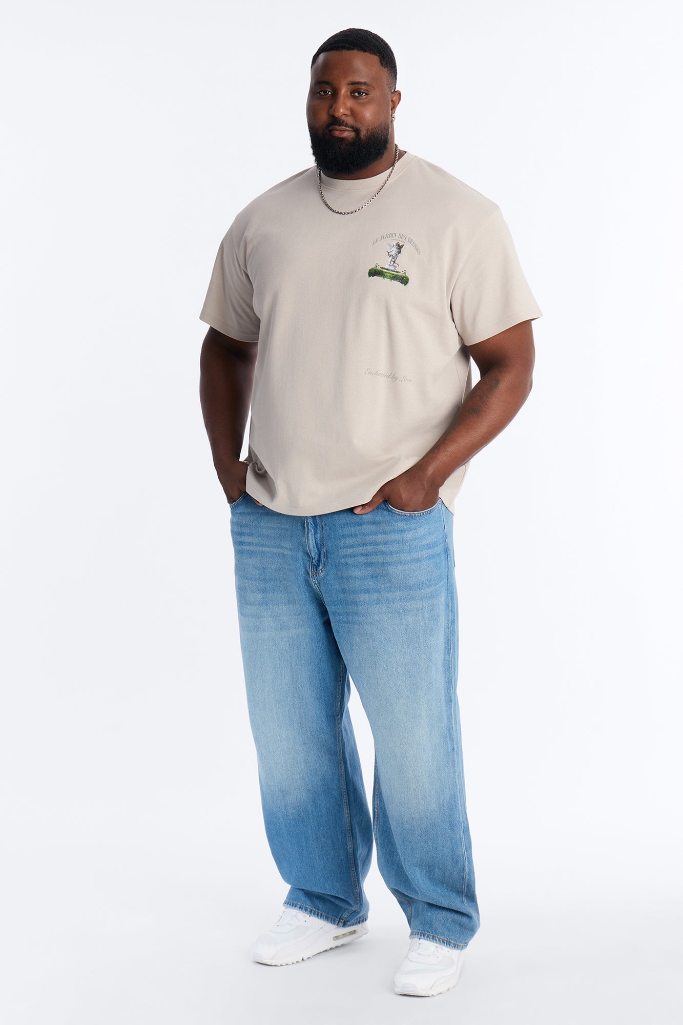 Le Jardin Des Desirs Short Sleeve Tee - Beige