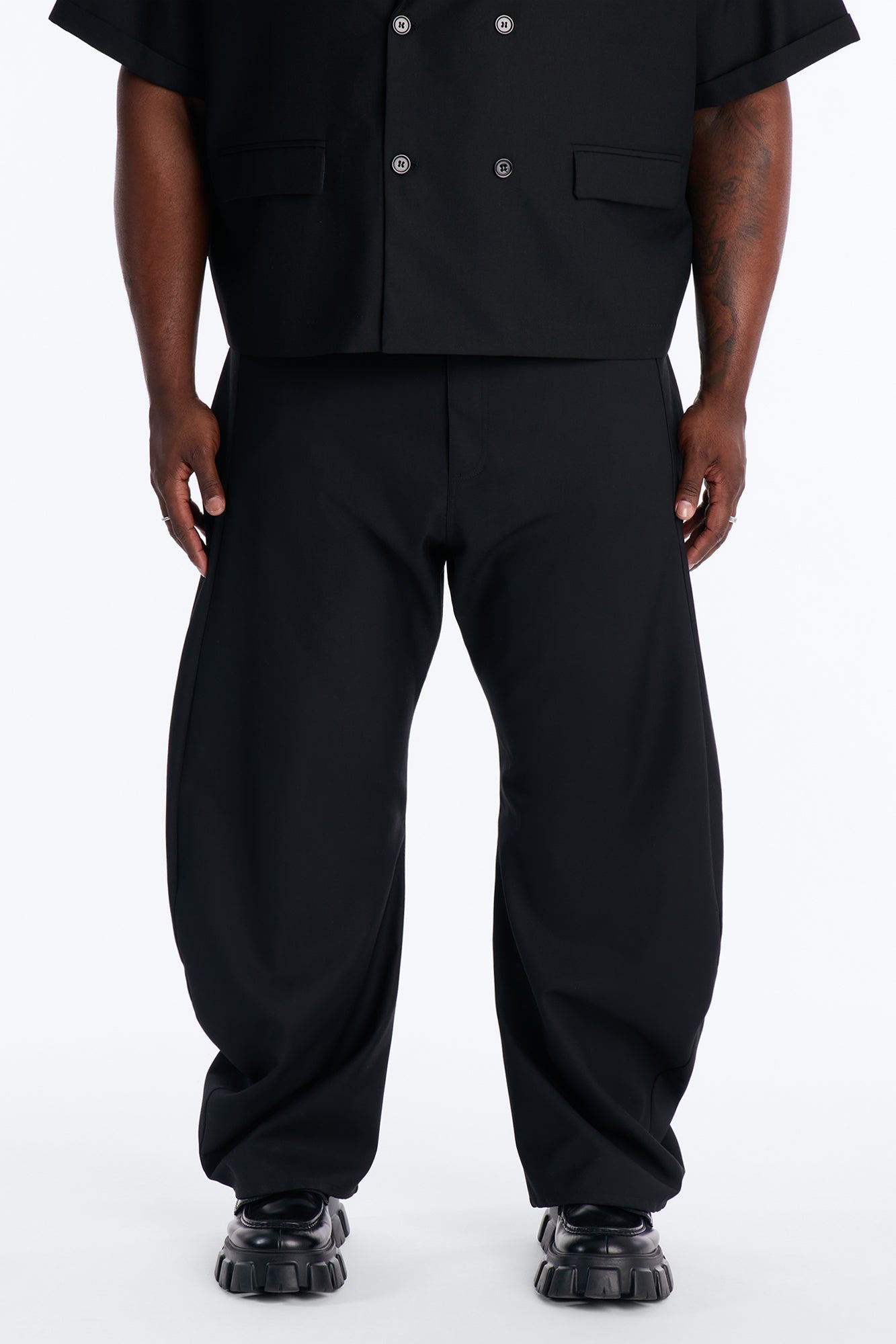 Baggy Icon Quad Trouser - Black