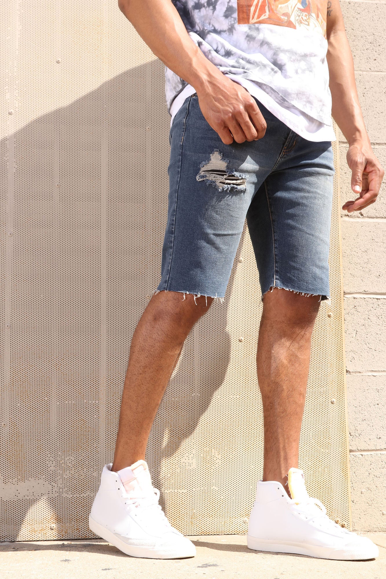 Earl Denim Shorts - Dark Wash